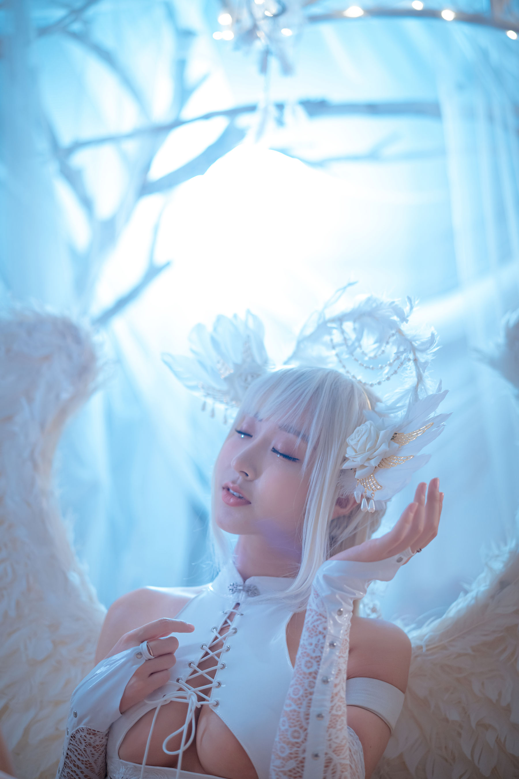 人气Coser黑川 - 天使-图21