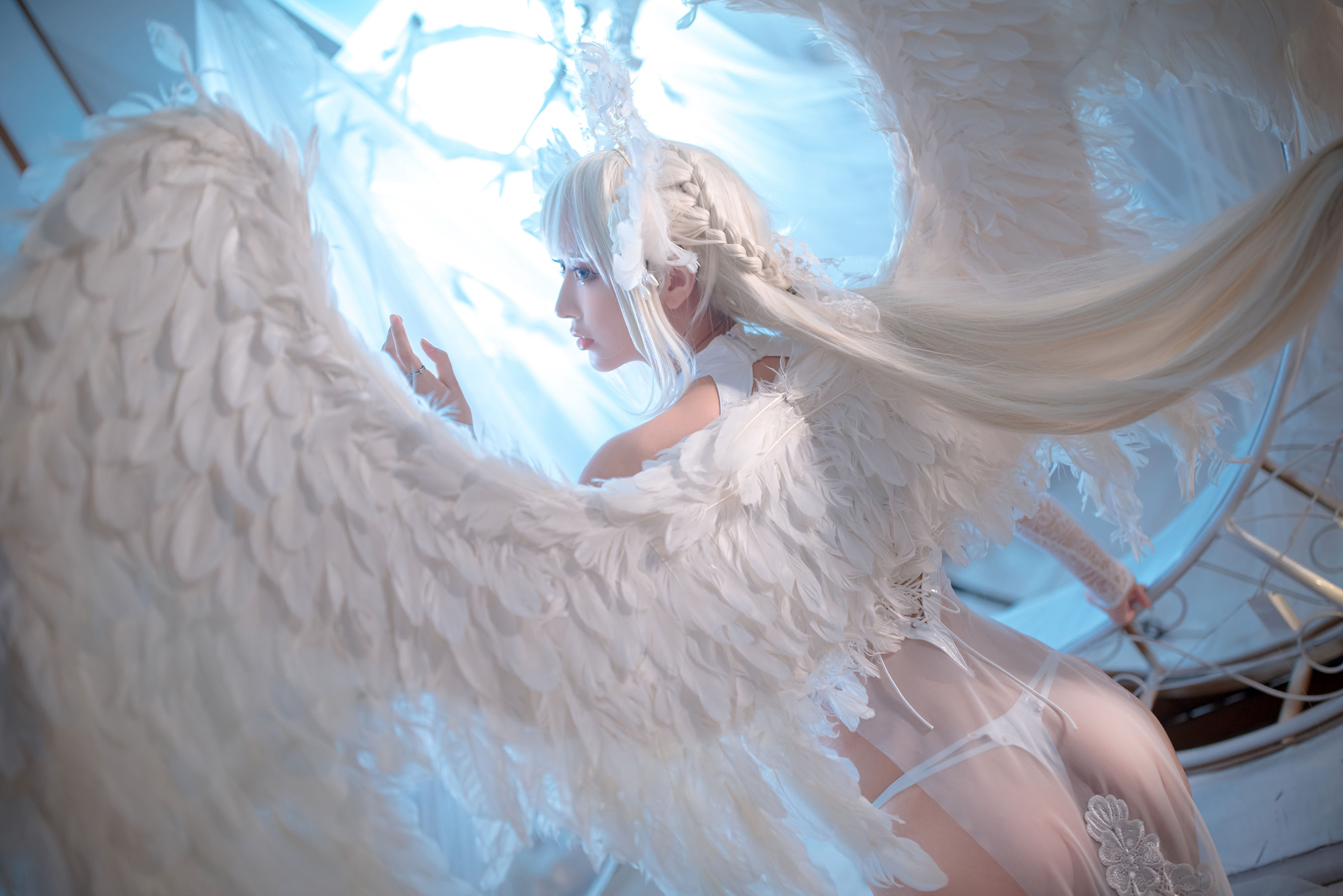 人气Coser黑川 - 天使-图23