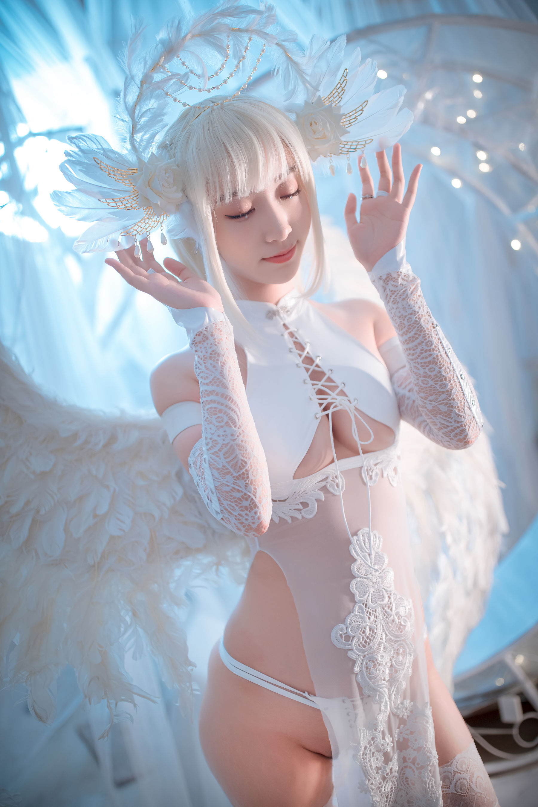 人气Coser黑川 - 天使-图29