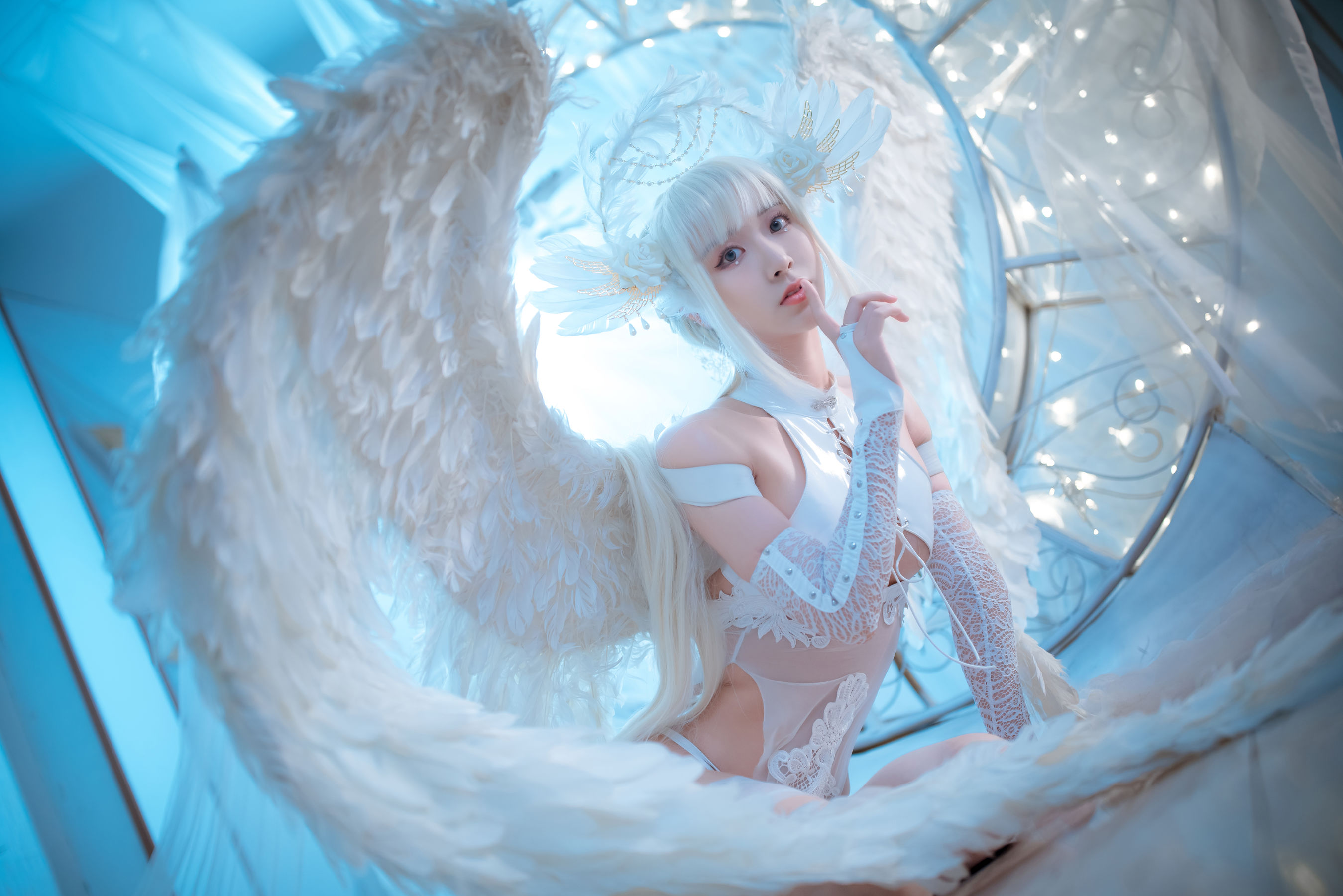 人气Coser黑川 - 天使-图8