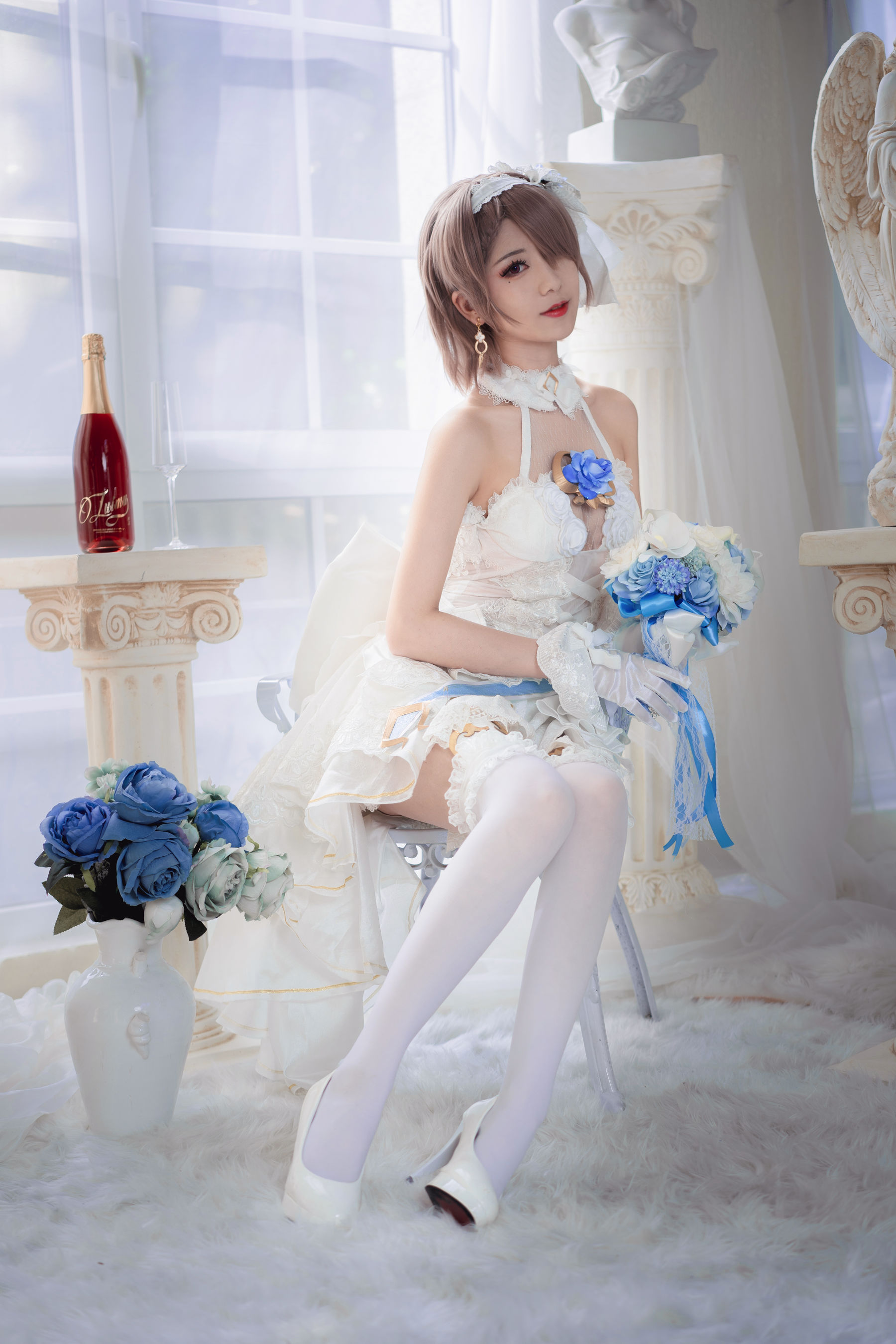 小姐姐弥音音ww - 丽塔 花嫁-图0