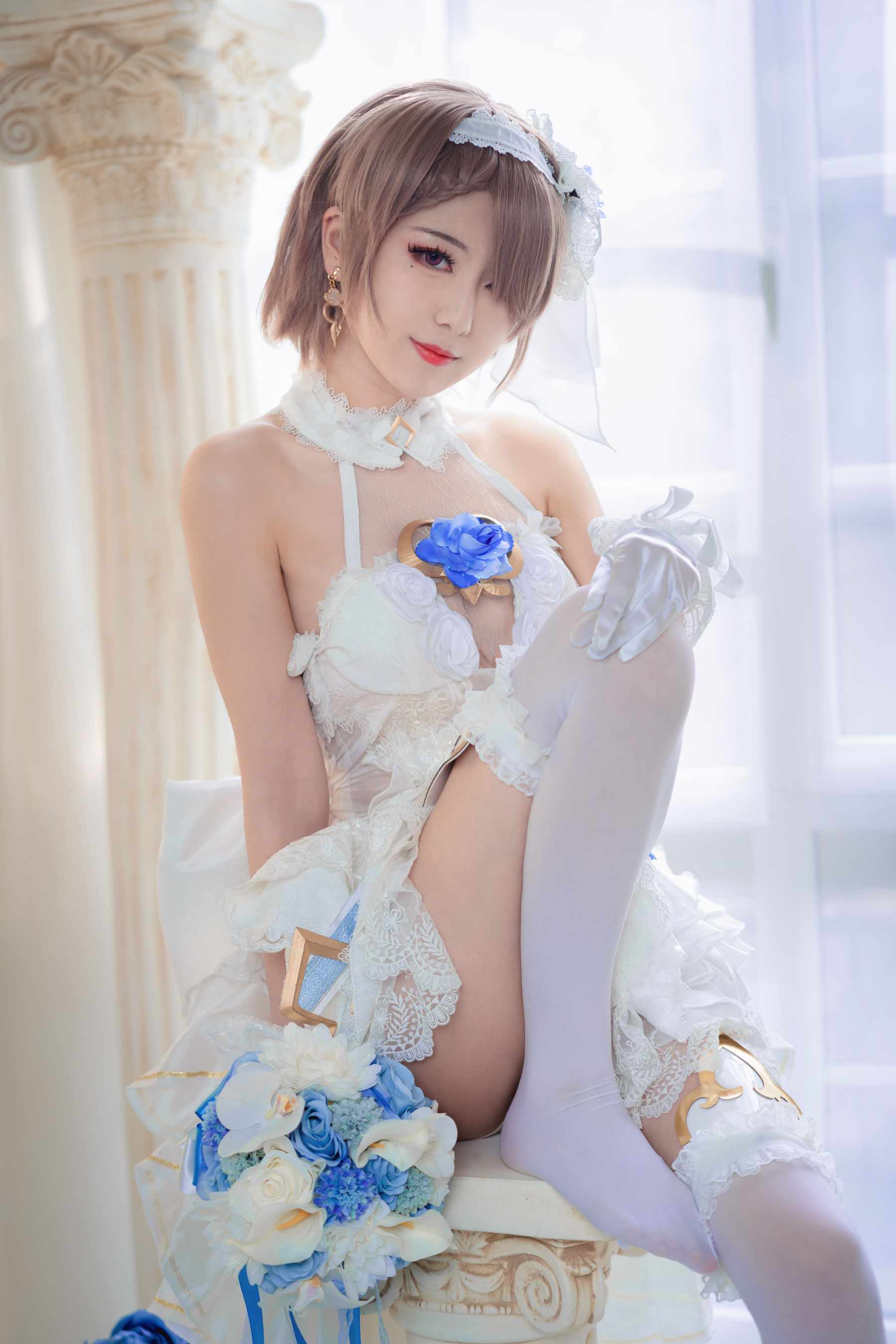 小姐姐弥音音ww - 丽塔 花嫁-图21