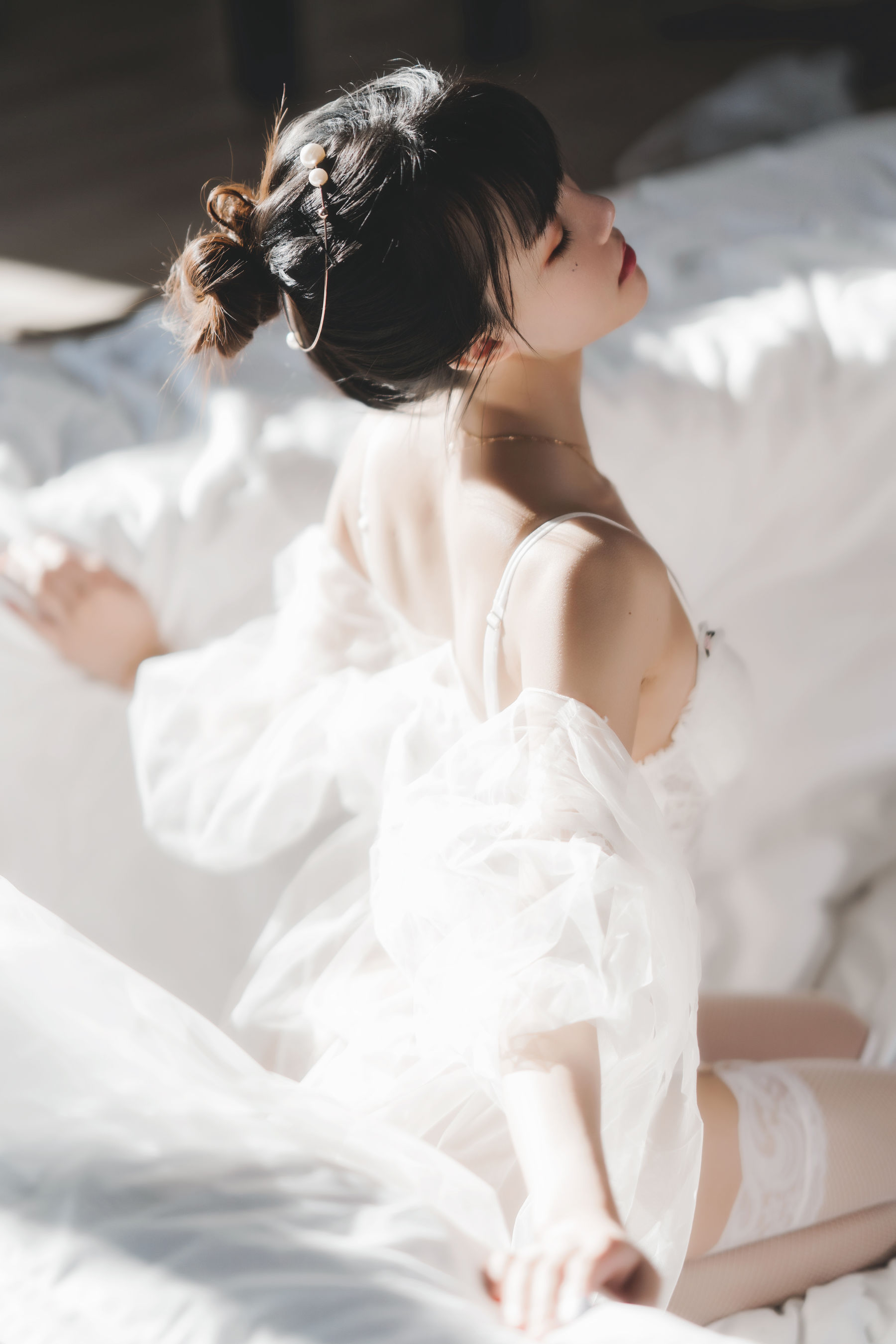 桜桃喵 - 白纱糖01-图8