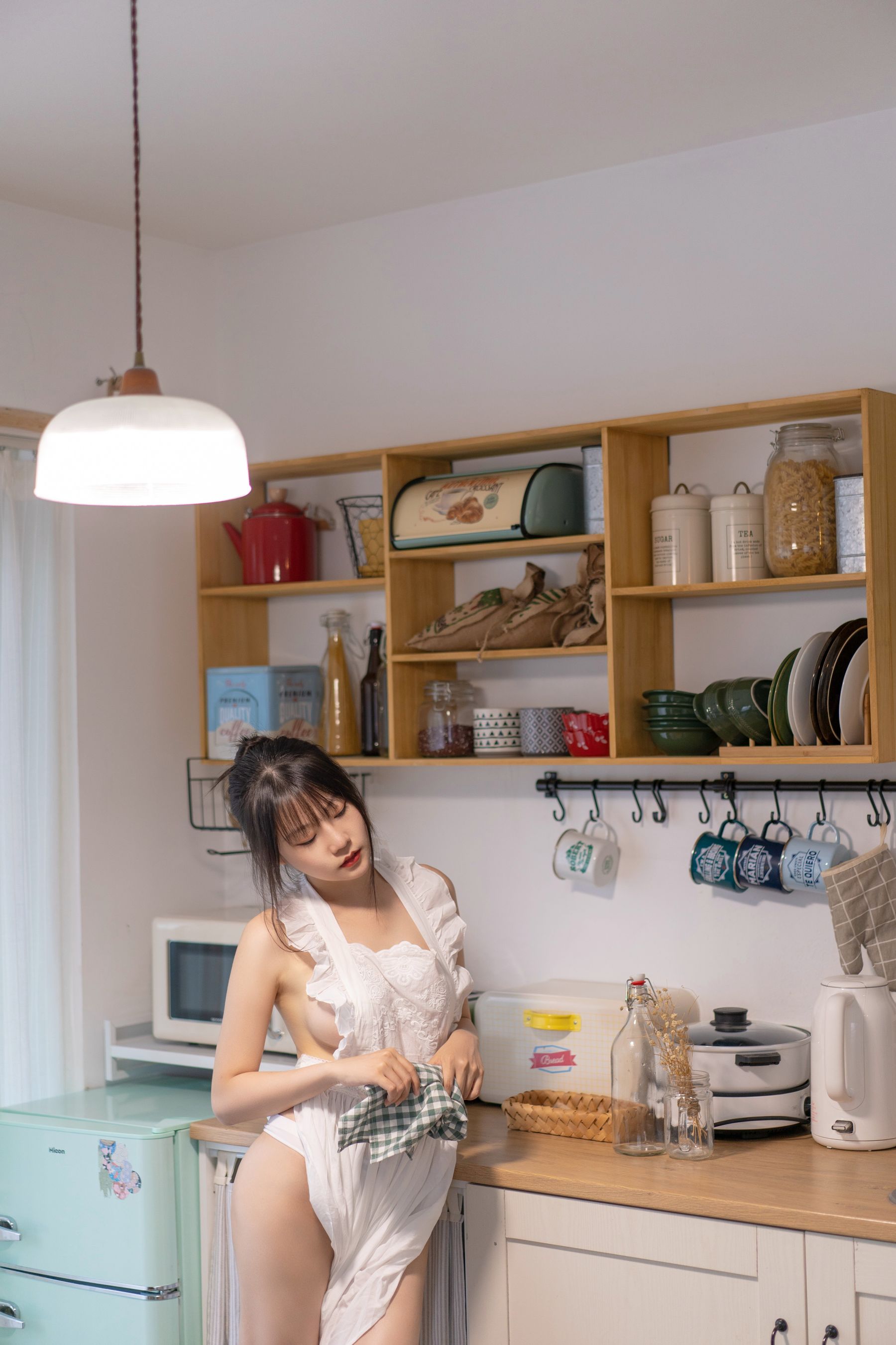 香草喵露露写真 - 厨娘-图40