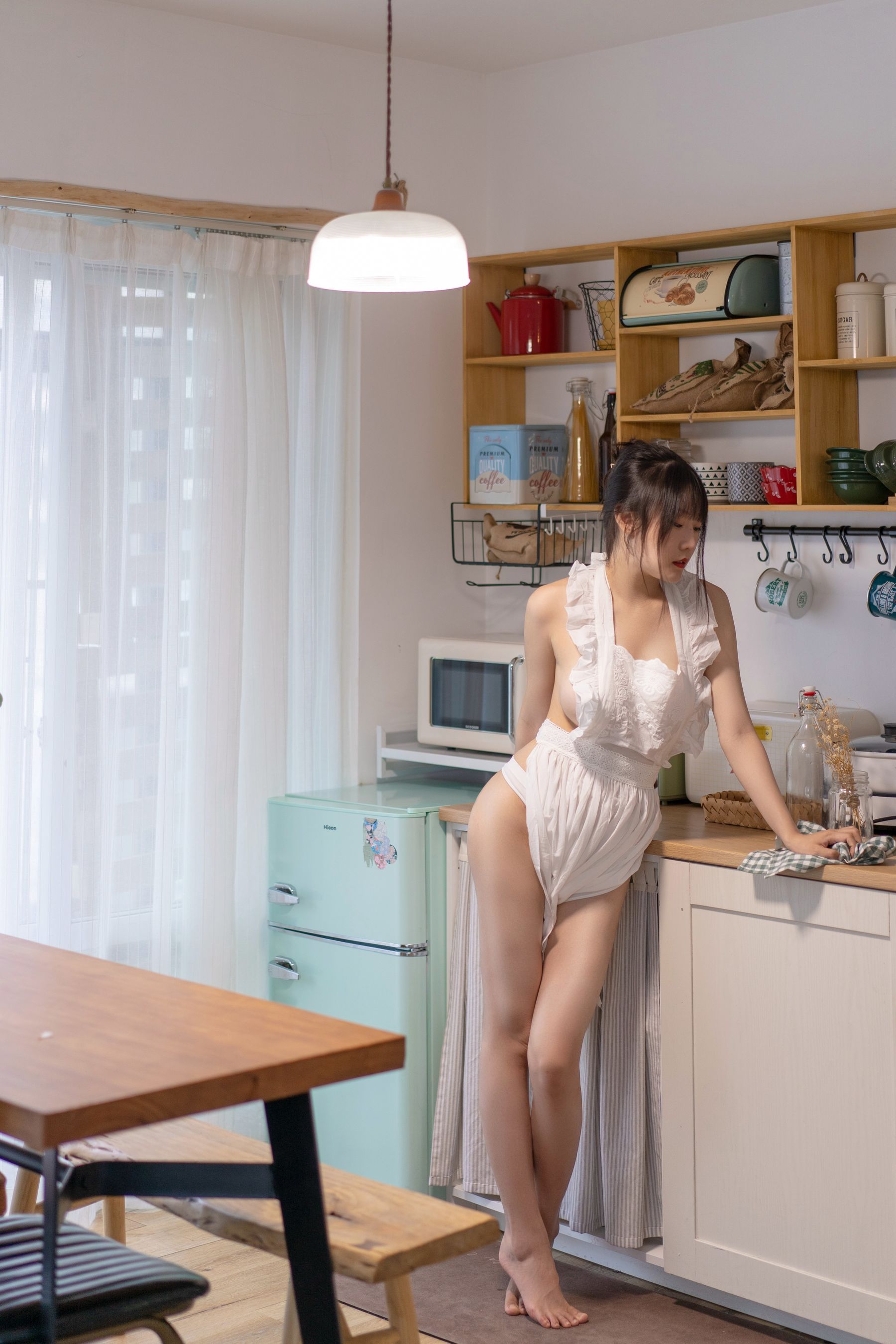 香草喵露露写真 - 厨娘-图41