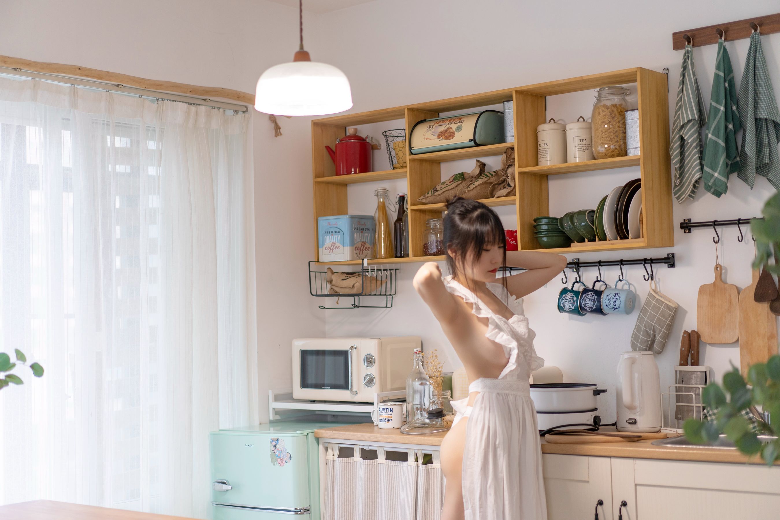 香草喵露露写真 - 厨娘-图50