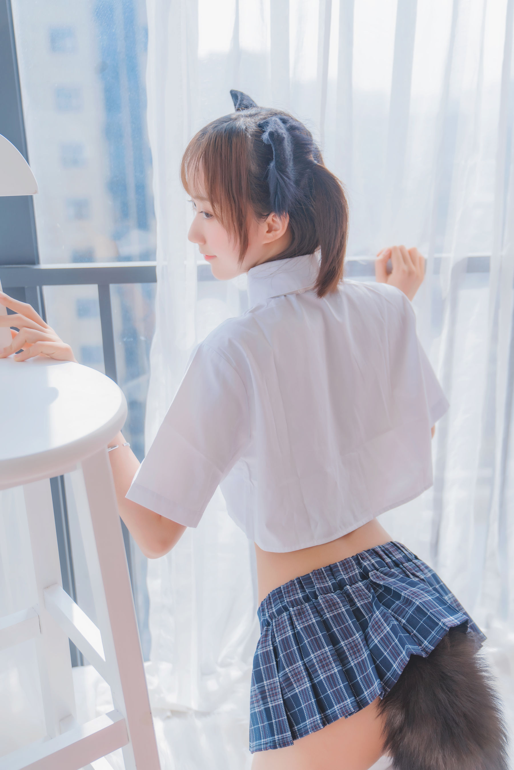 萌系小姐姐木绵绵OwO - 怀中猫-图11