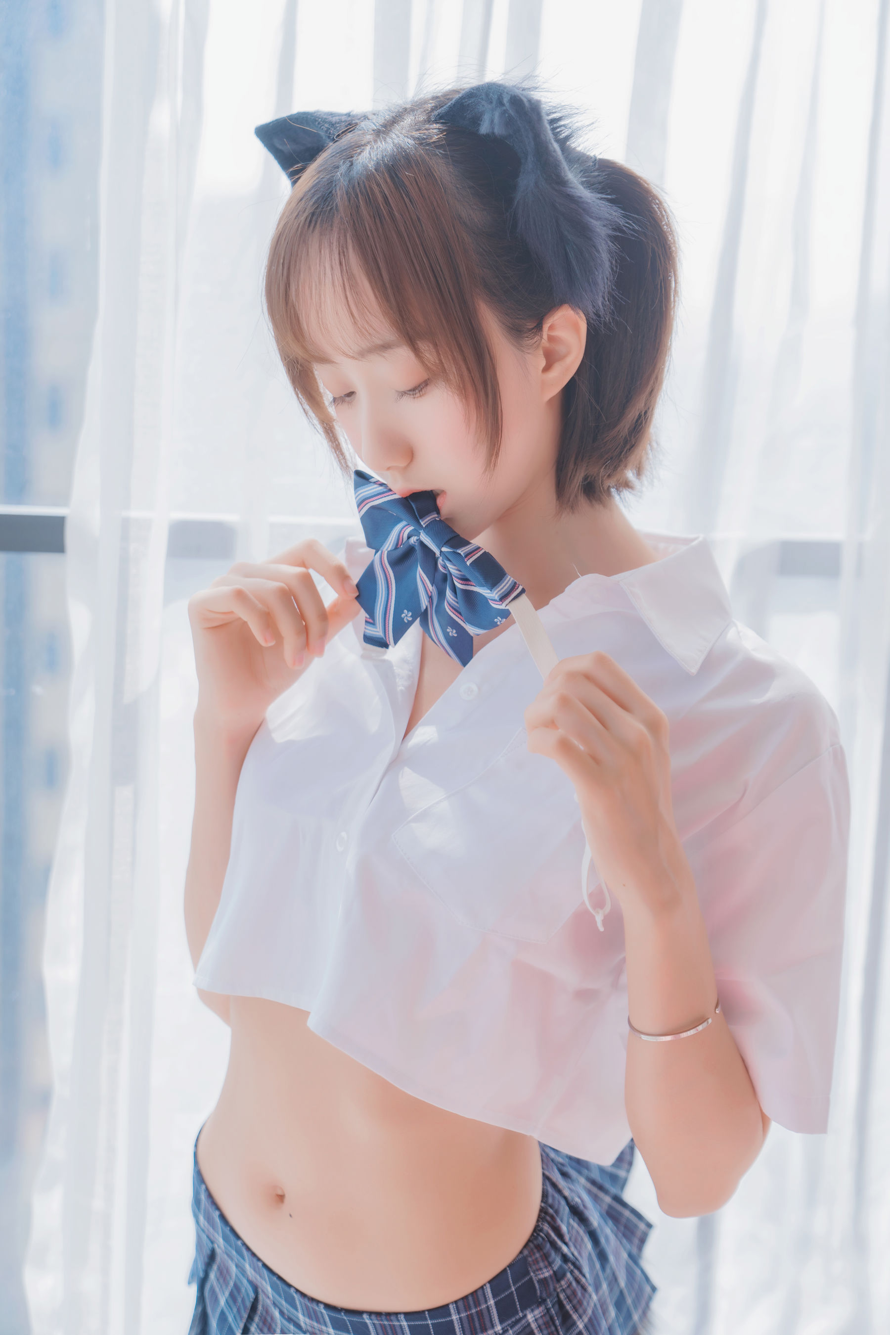 萌系小姐姐木绵绵OwO - 怀中猫-图20