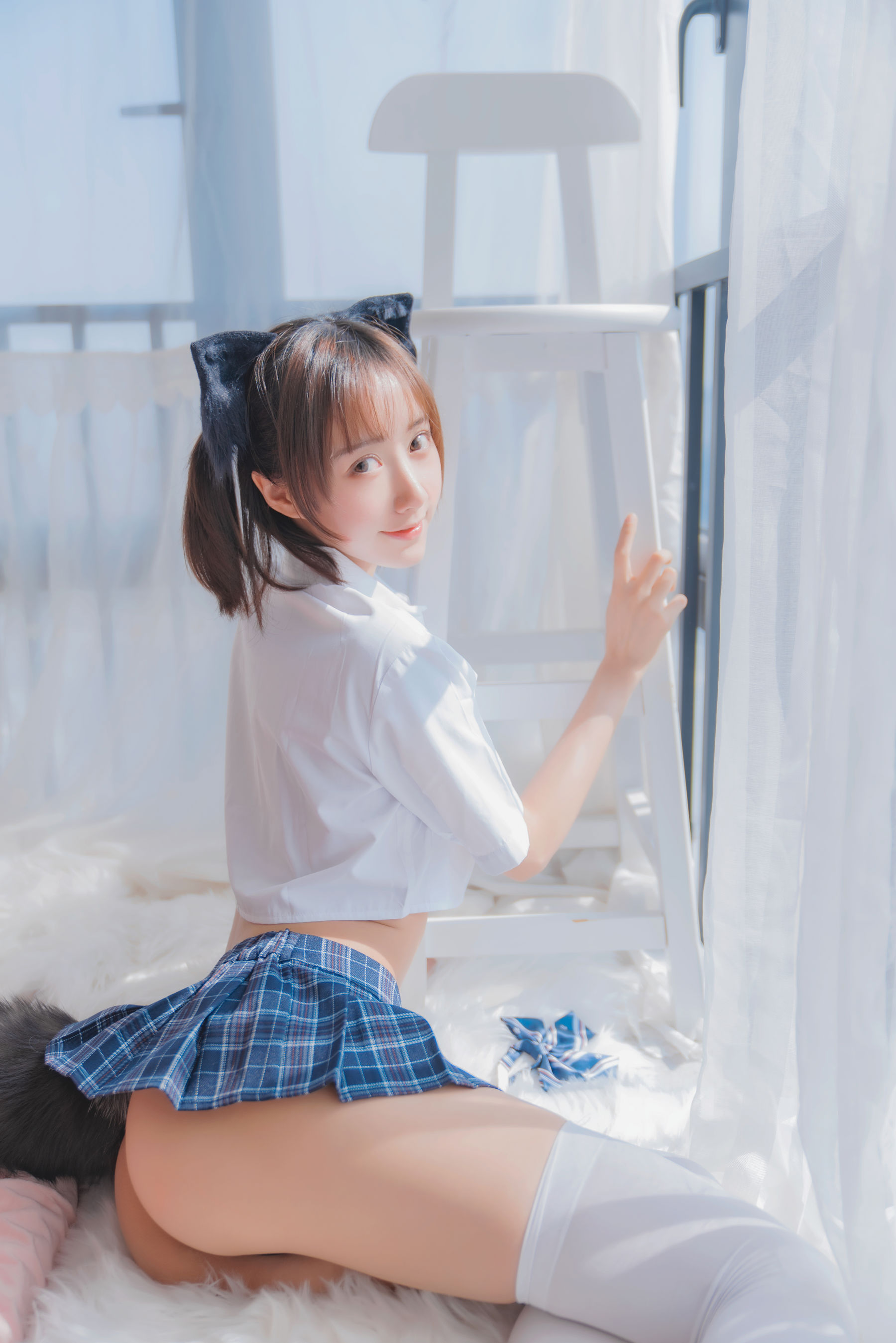 萌系小姐姐木绵绵OwO - 怀中猫-图28