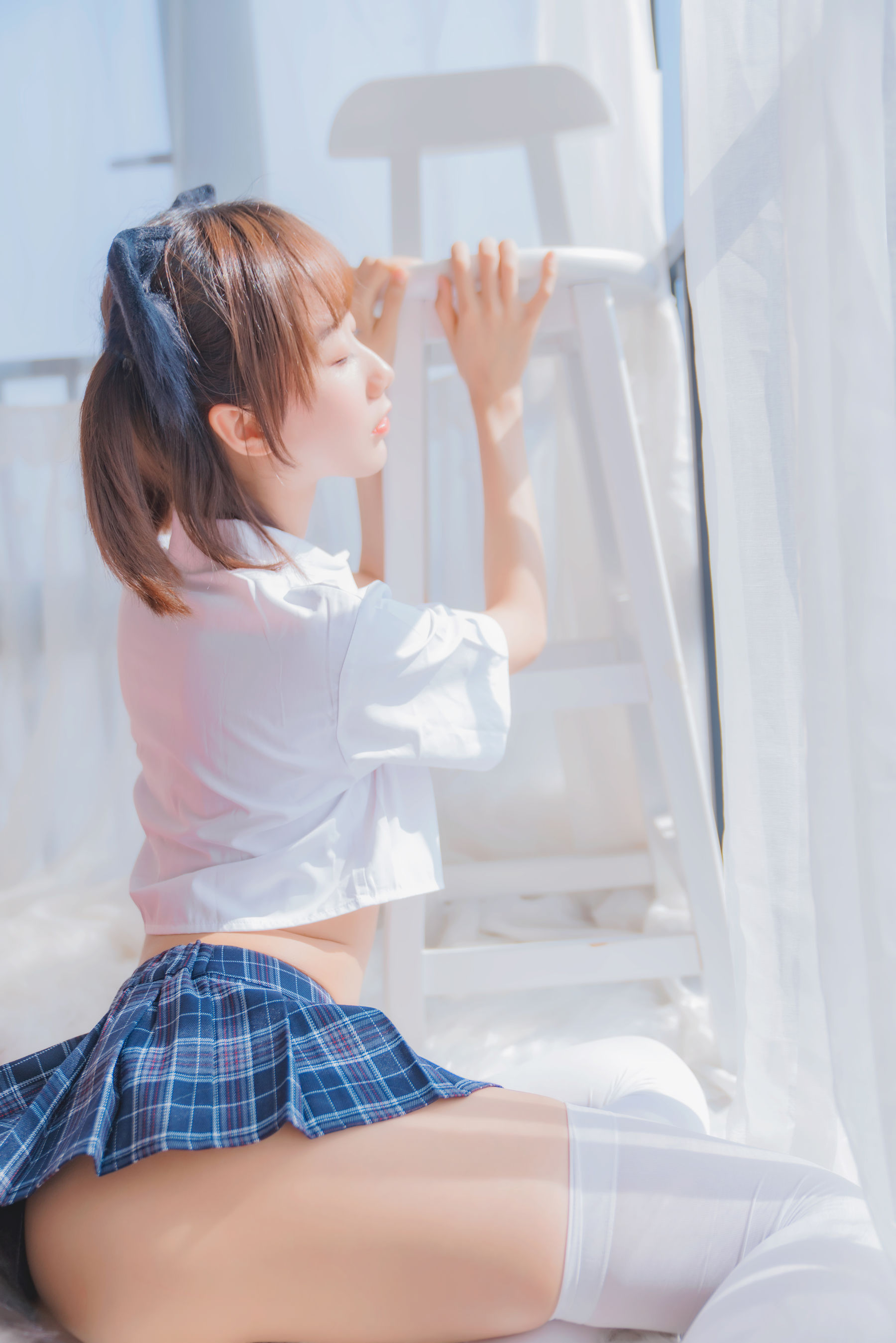 萌系小姐姐木绵绵OwO - 怀中猫-图34