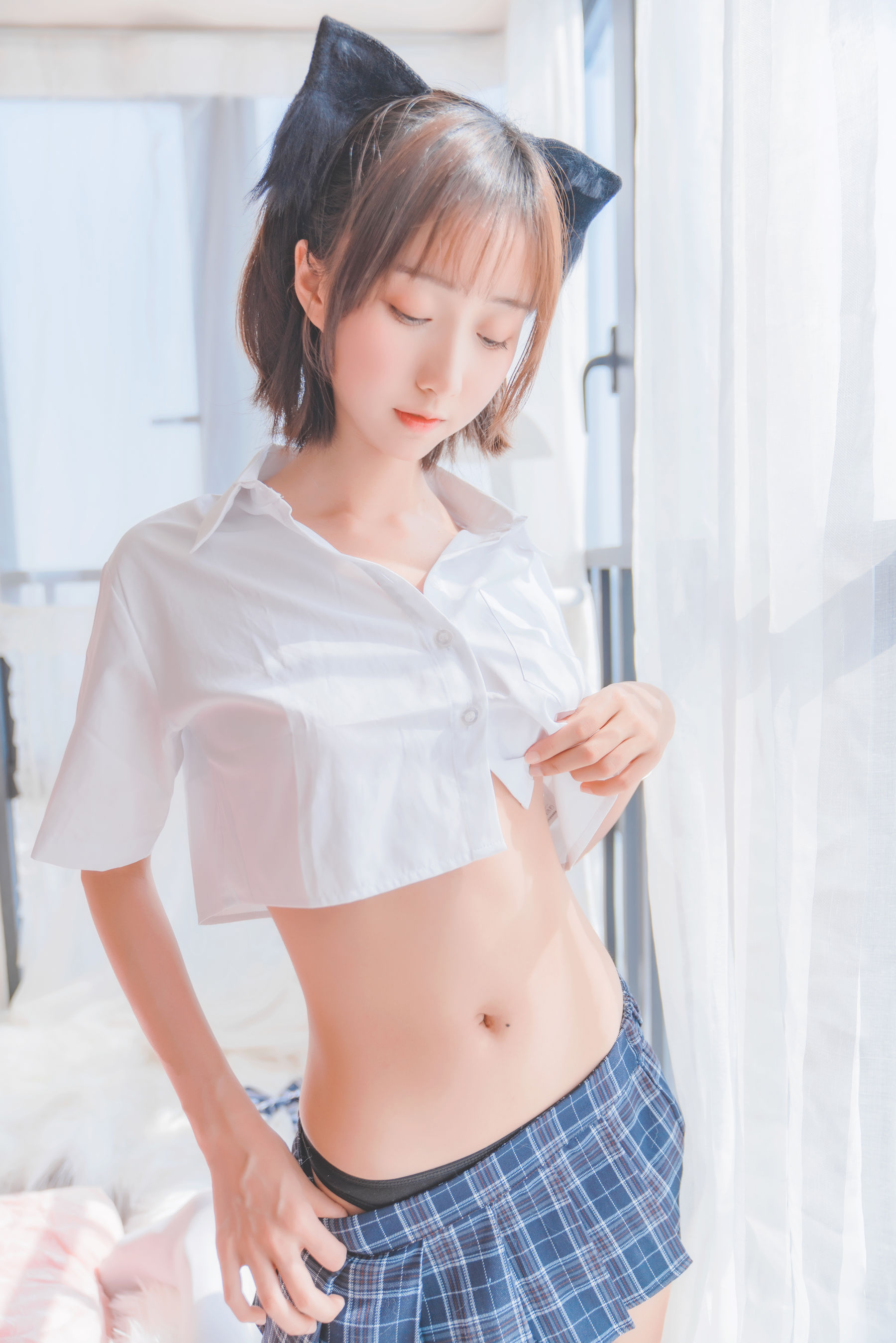 萌系小姐姐木绵绵OwO - 怀中猫-图50