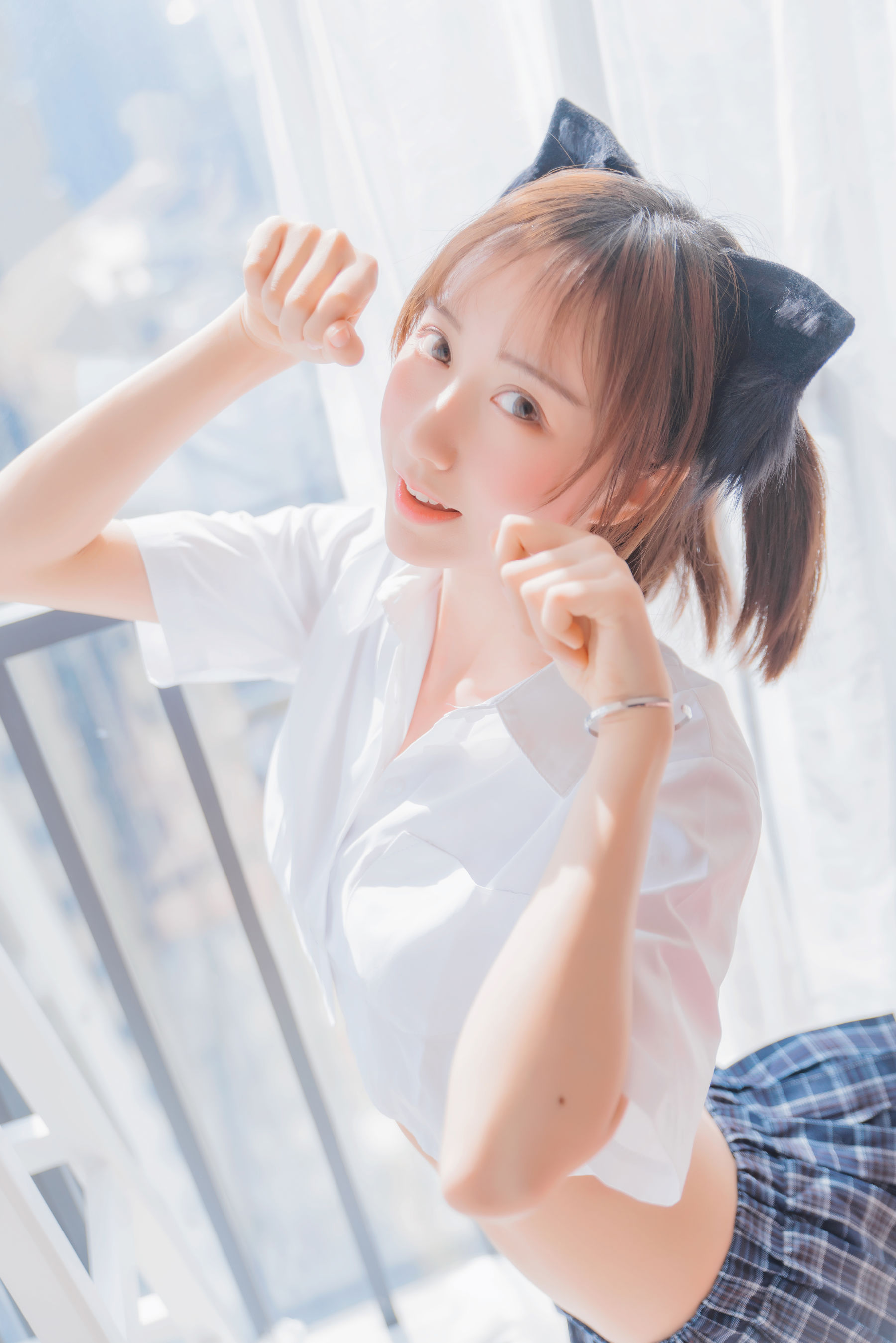 萌系小姐姐木绵绵OwO - 怀中猫-图57