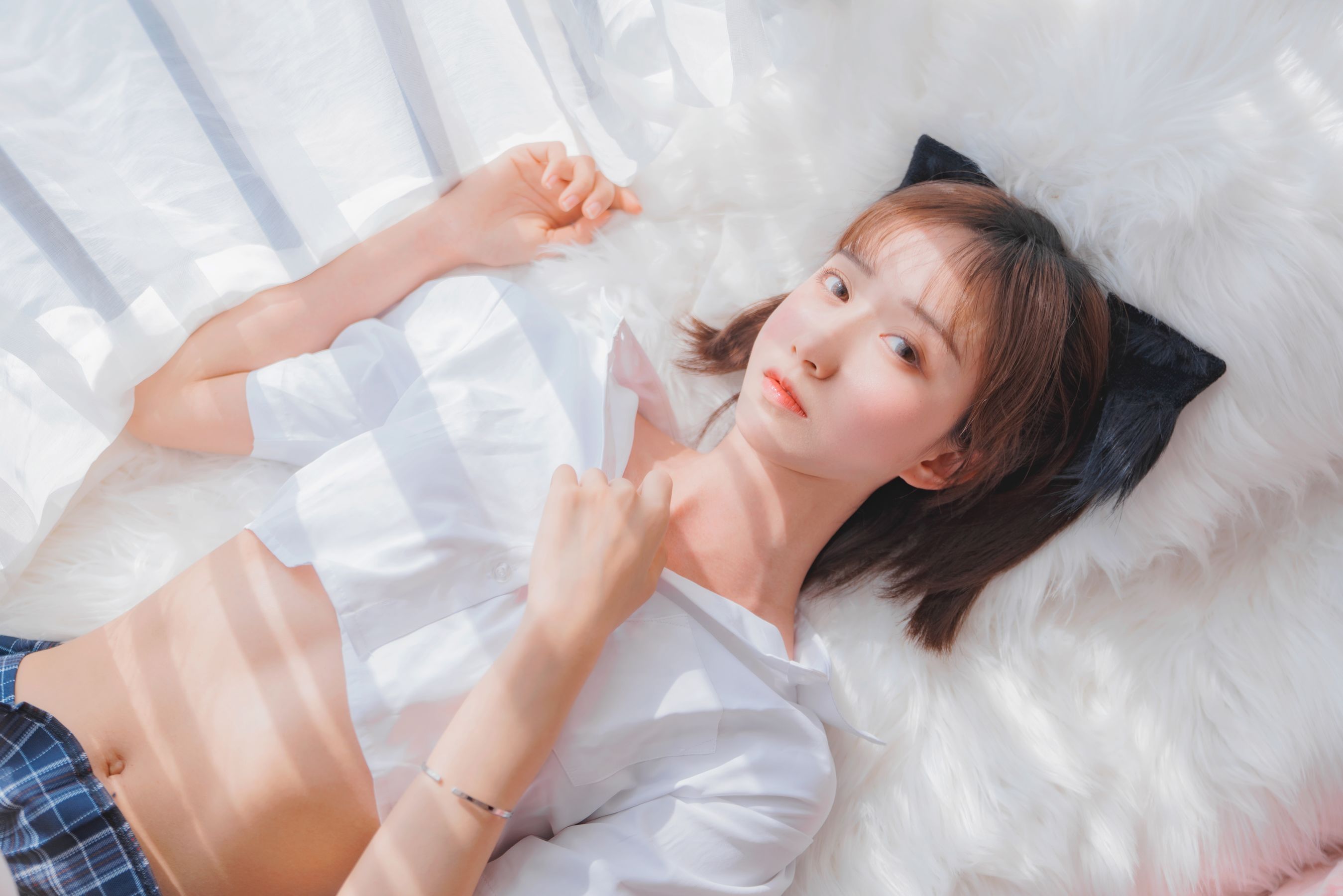 萌系小姐姐木绵绵OwO - 怀中猫-图66