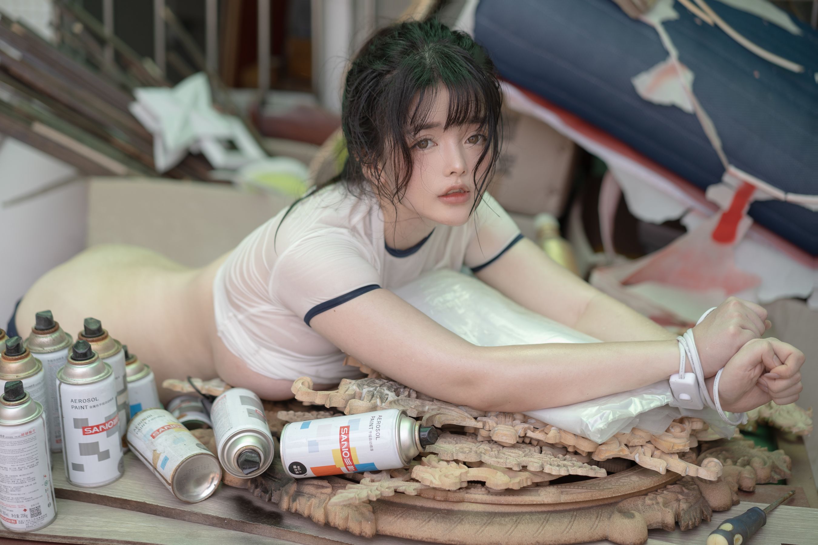 NinJA阿寨寨写真 - 体育课后-图14