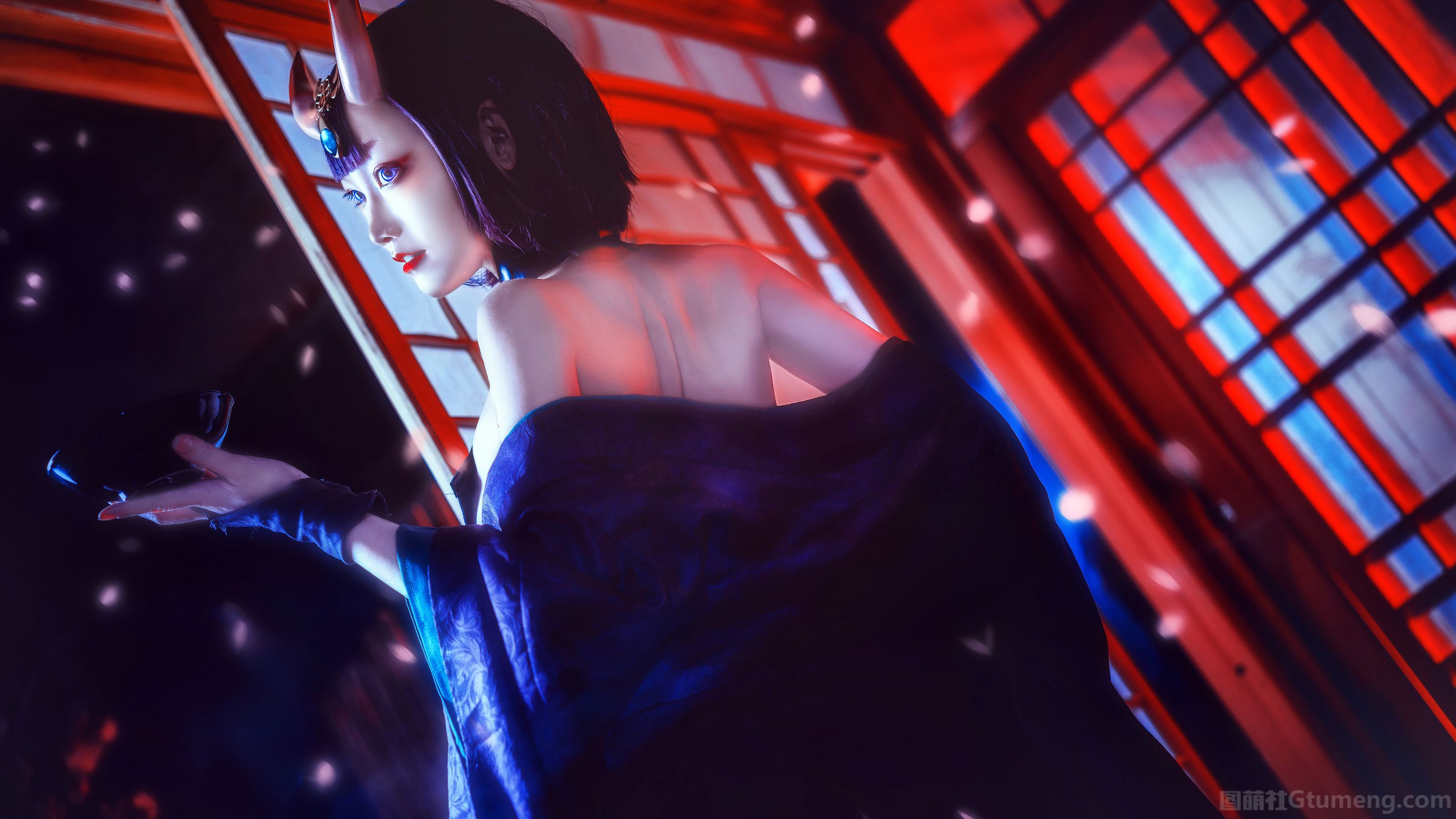 COS少女星野咪兔 - 酒吞童子-图17