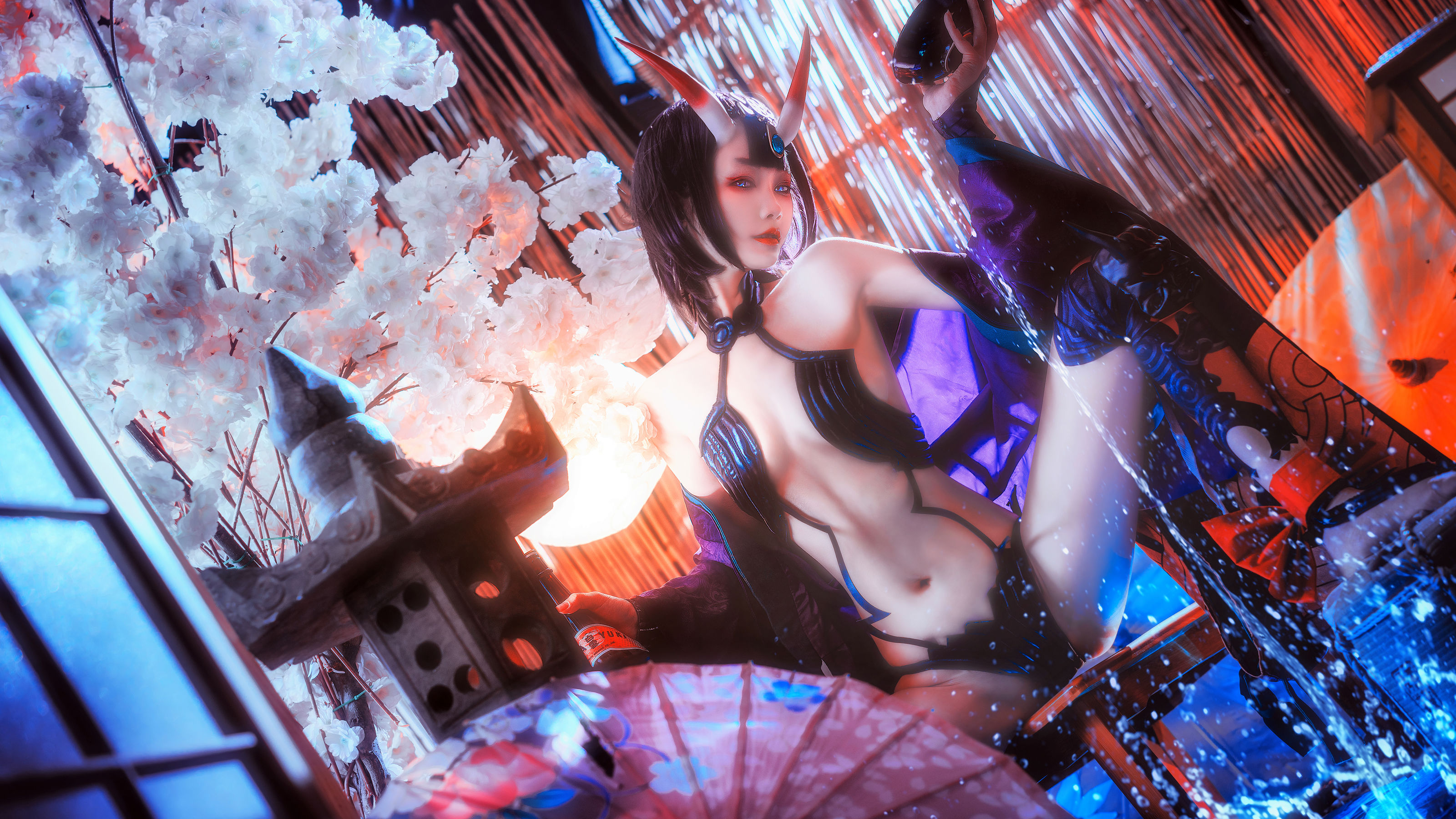 COS少女星野咪兔 - 酒吞童子-图20