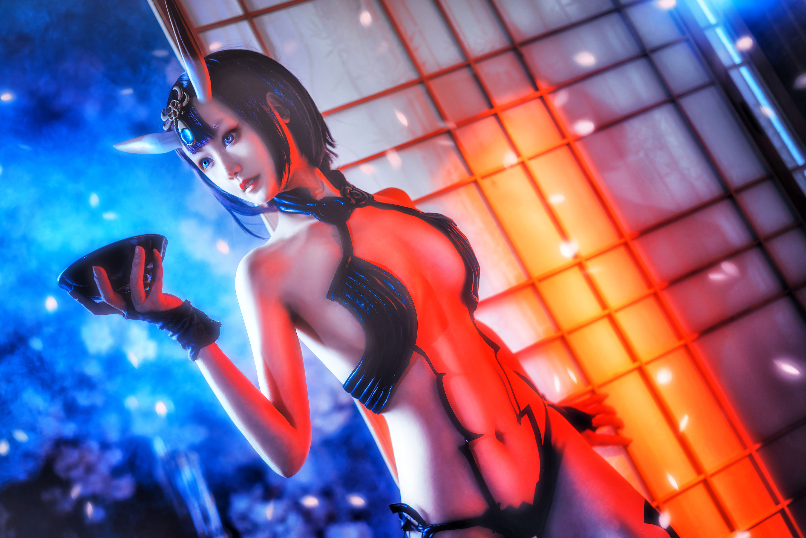 COS少女星野咪兔 - 酒吞童子-图22