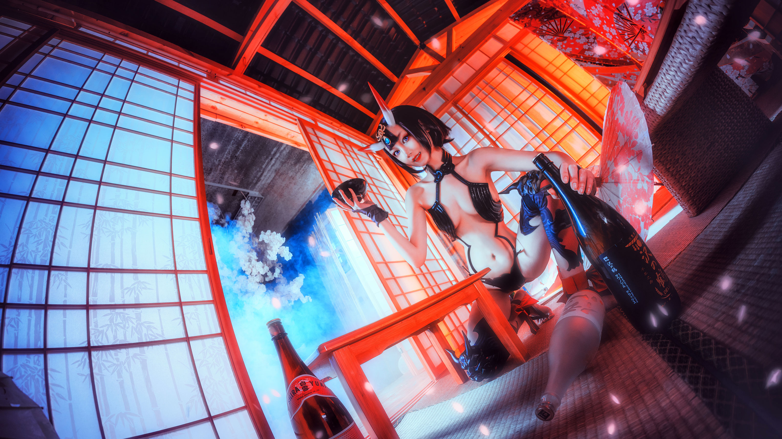 COS少女星野咪兔 - 酒吞童子-图23