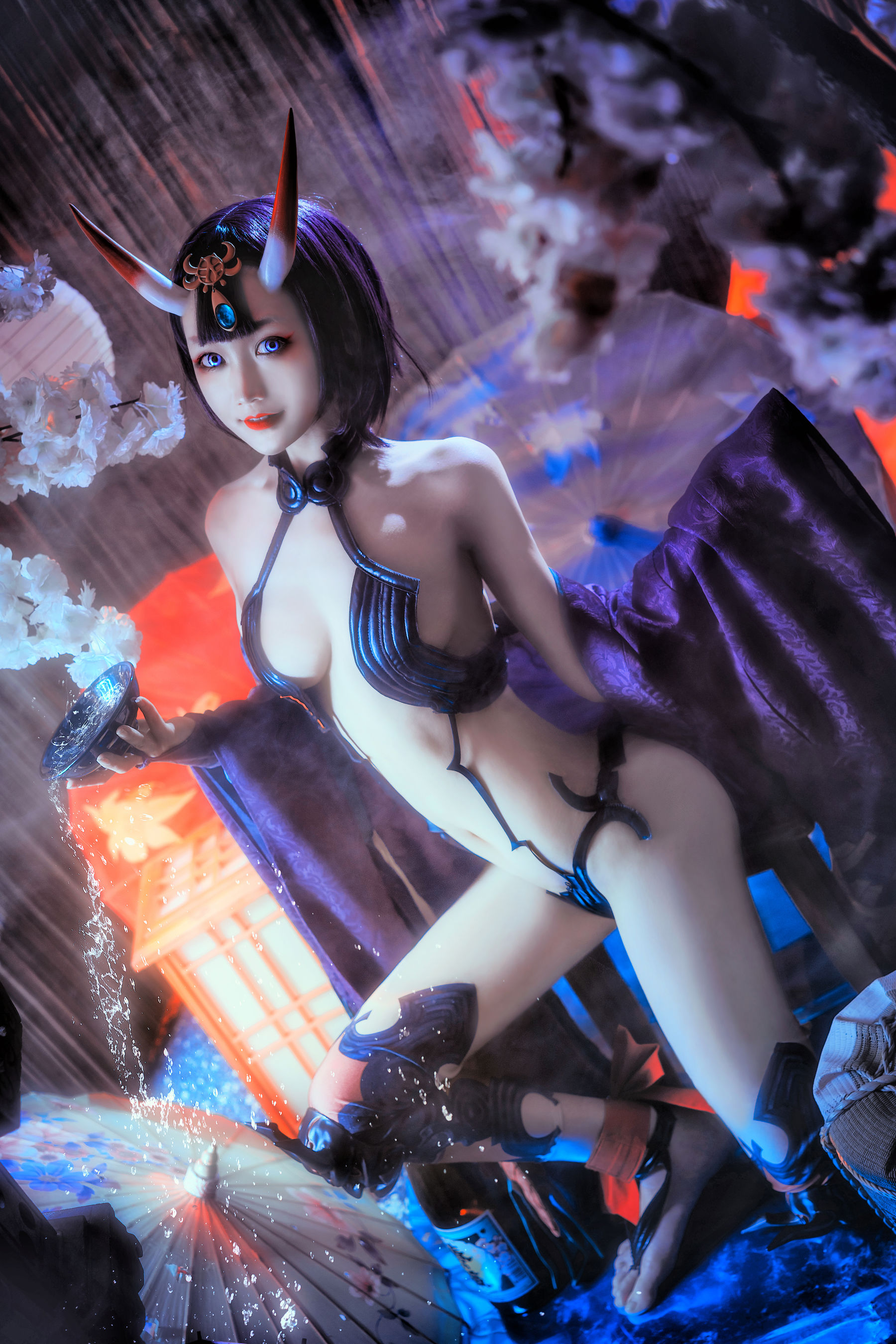 COS少女星野咪兔 - 酒吞童子-图32