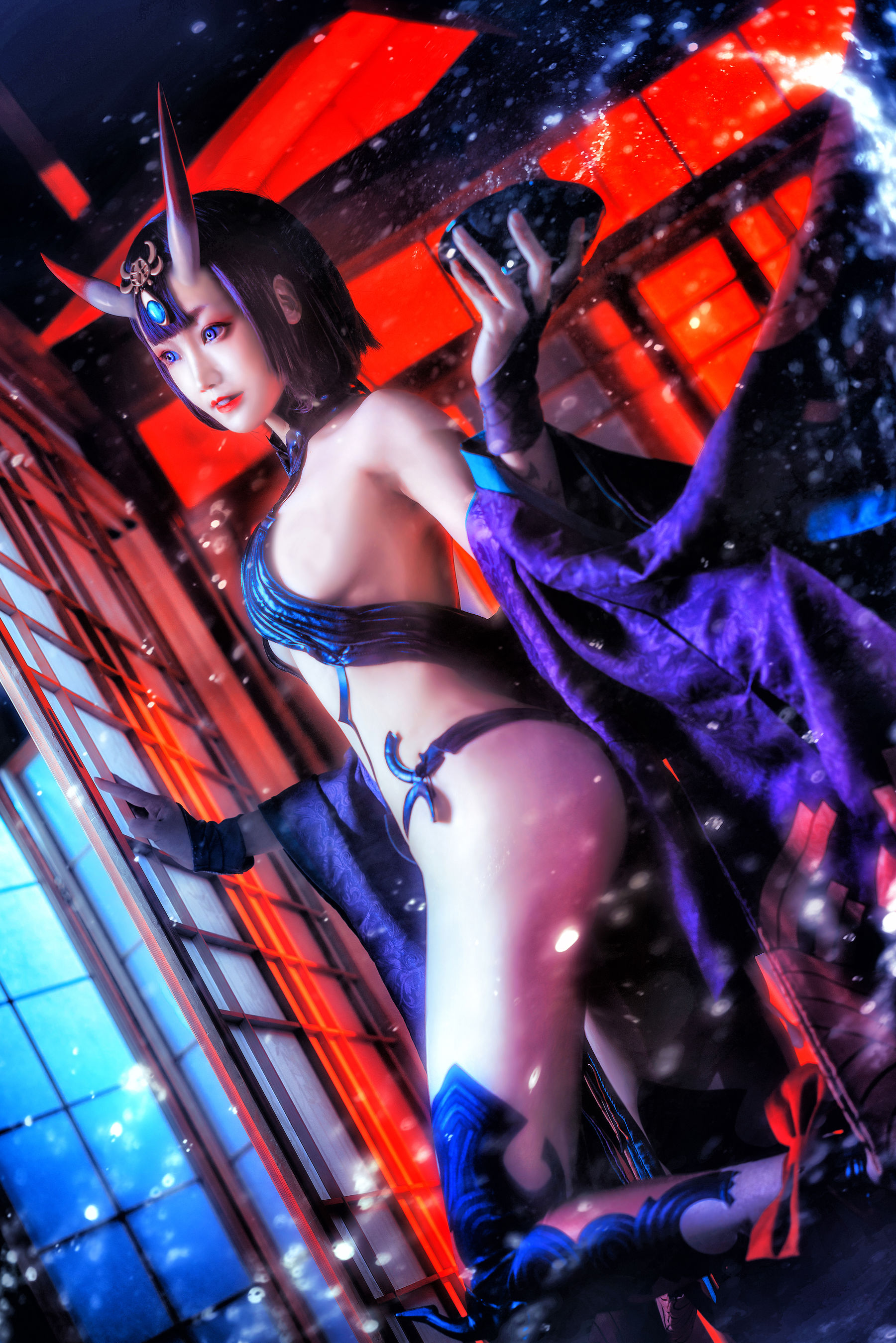 COS少女星野咪兔 - 酒吞童子-图7