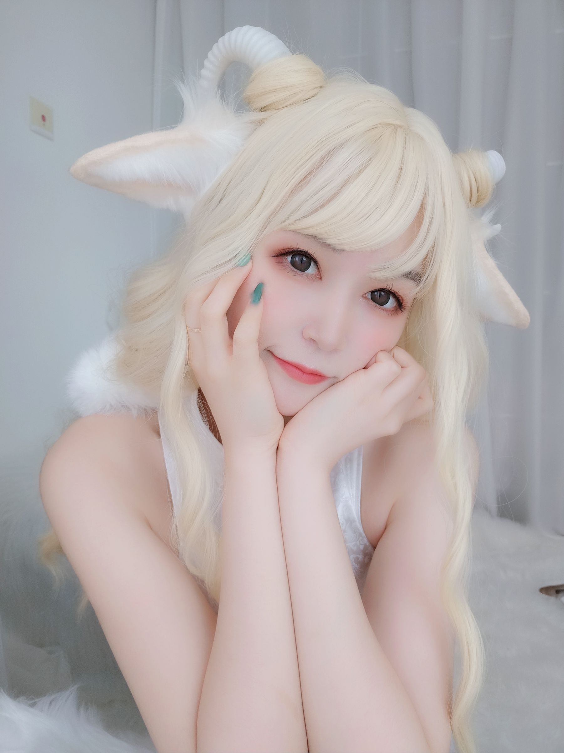 Coser小姐姐白银 - 白旗袍-图69