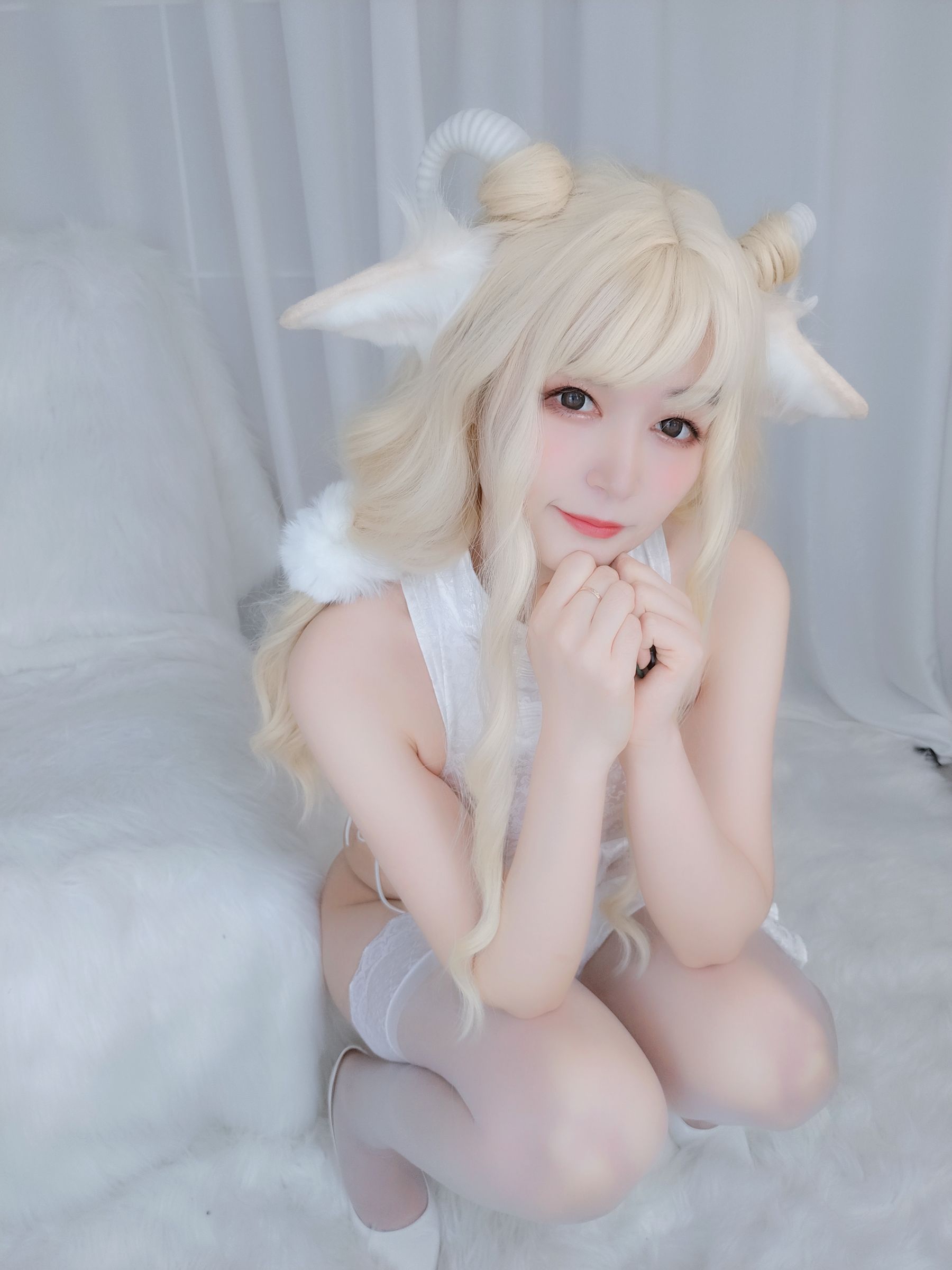 Coser小姐姐白银 - 白旗袍-图8