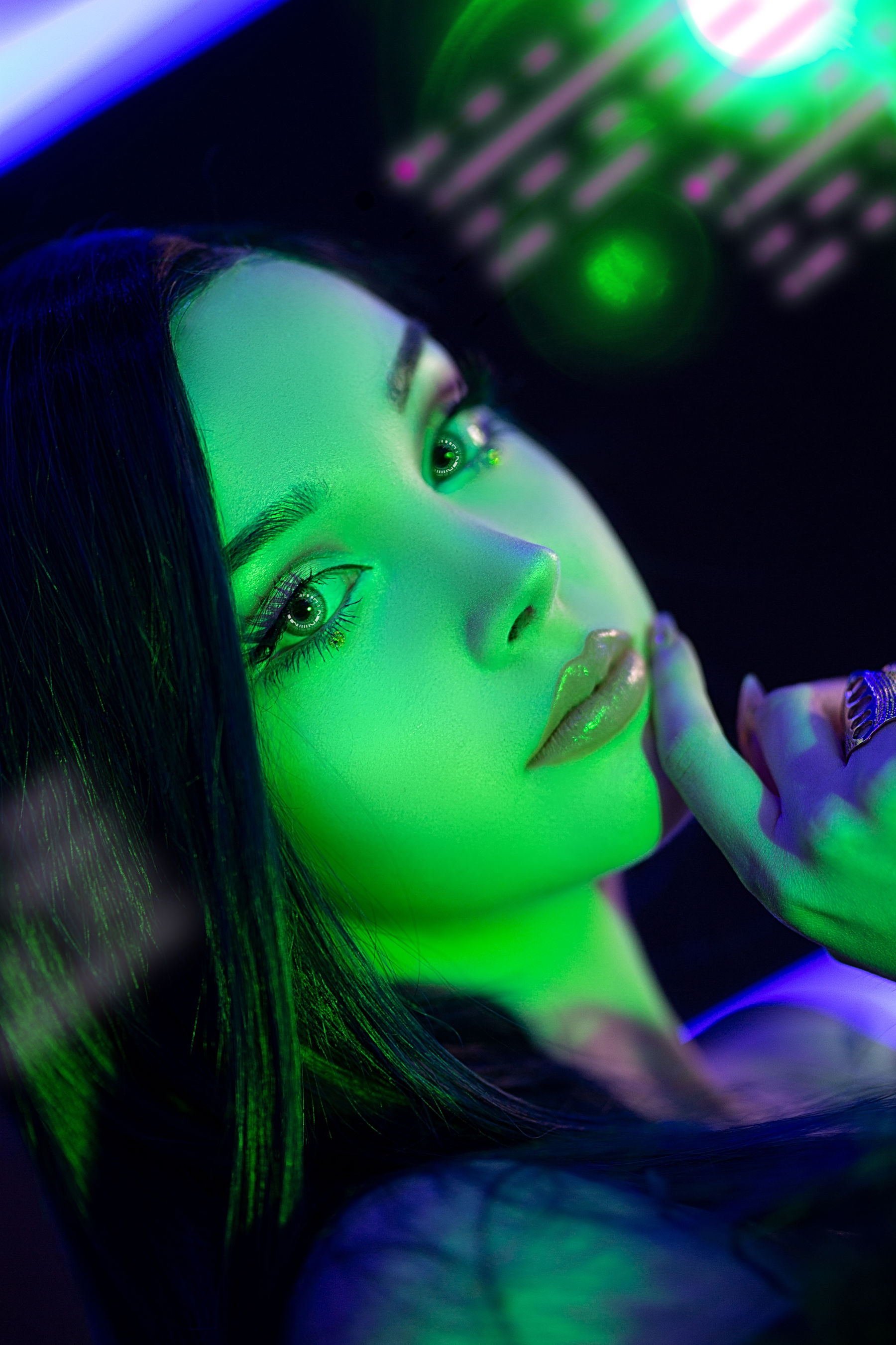 国外美女SayaTheFox - Cyberpunk Dress-图13