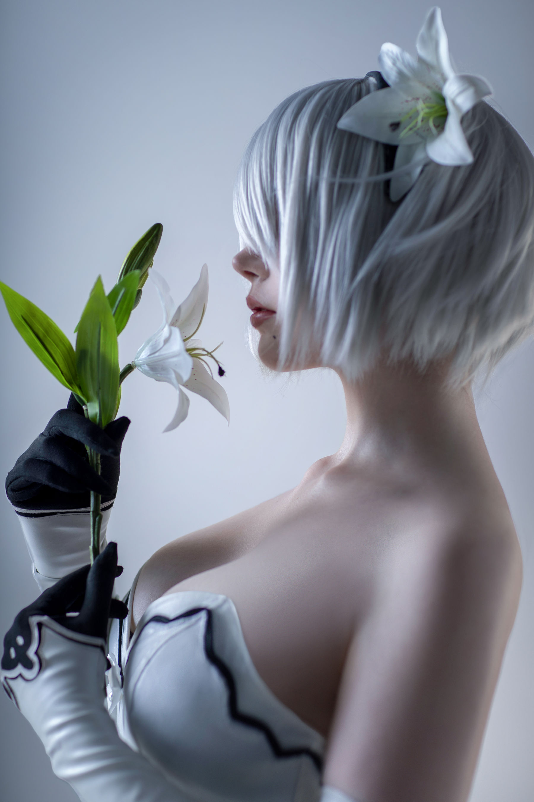 国外美女SayaTheFox - 2B Floral-图3