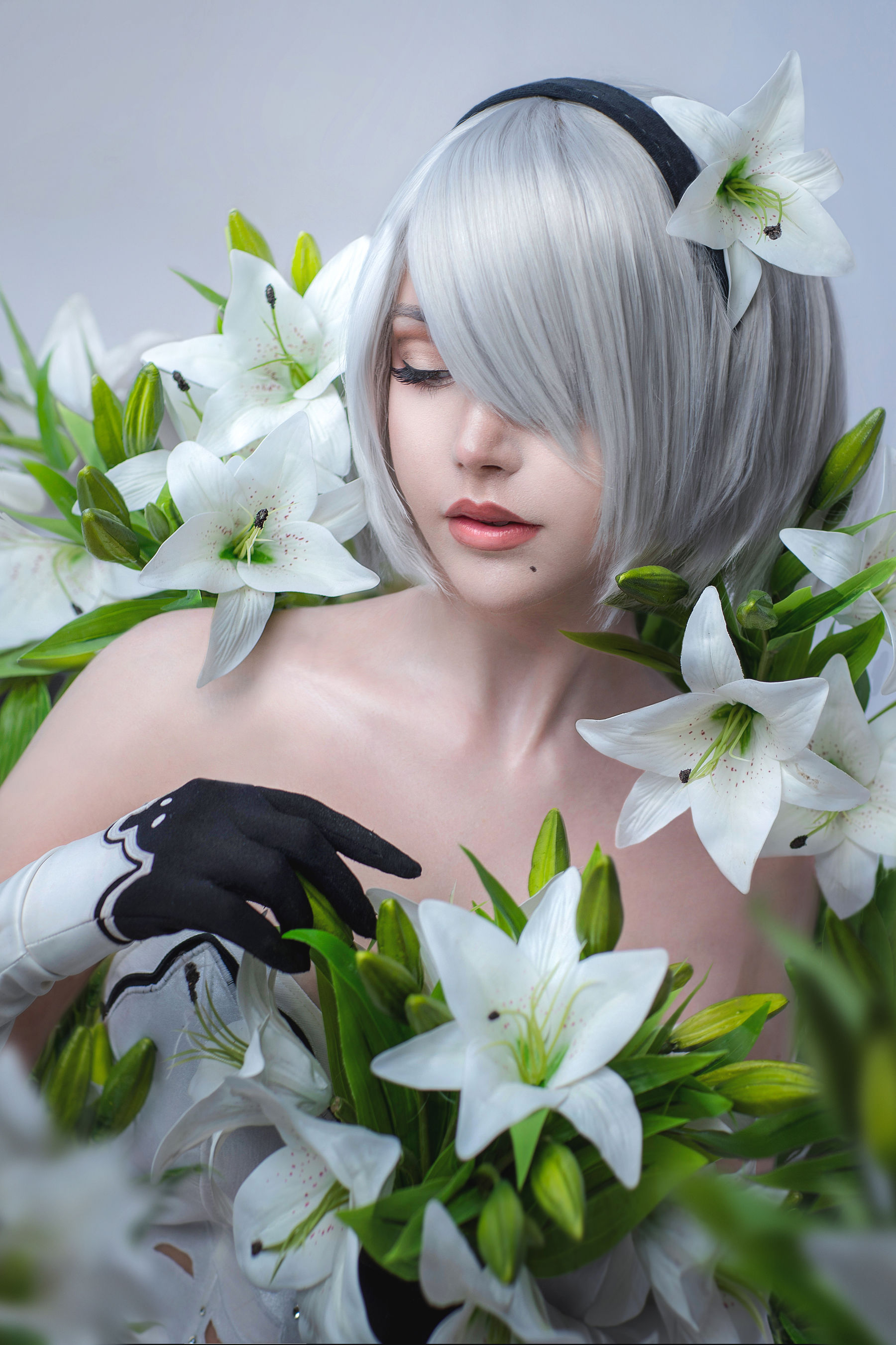 国外美女SayaTheFox - 2B Floral-图4