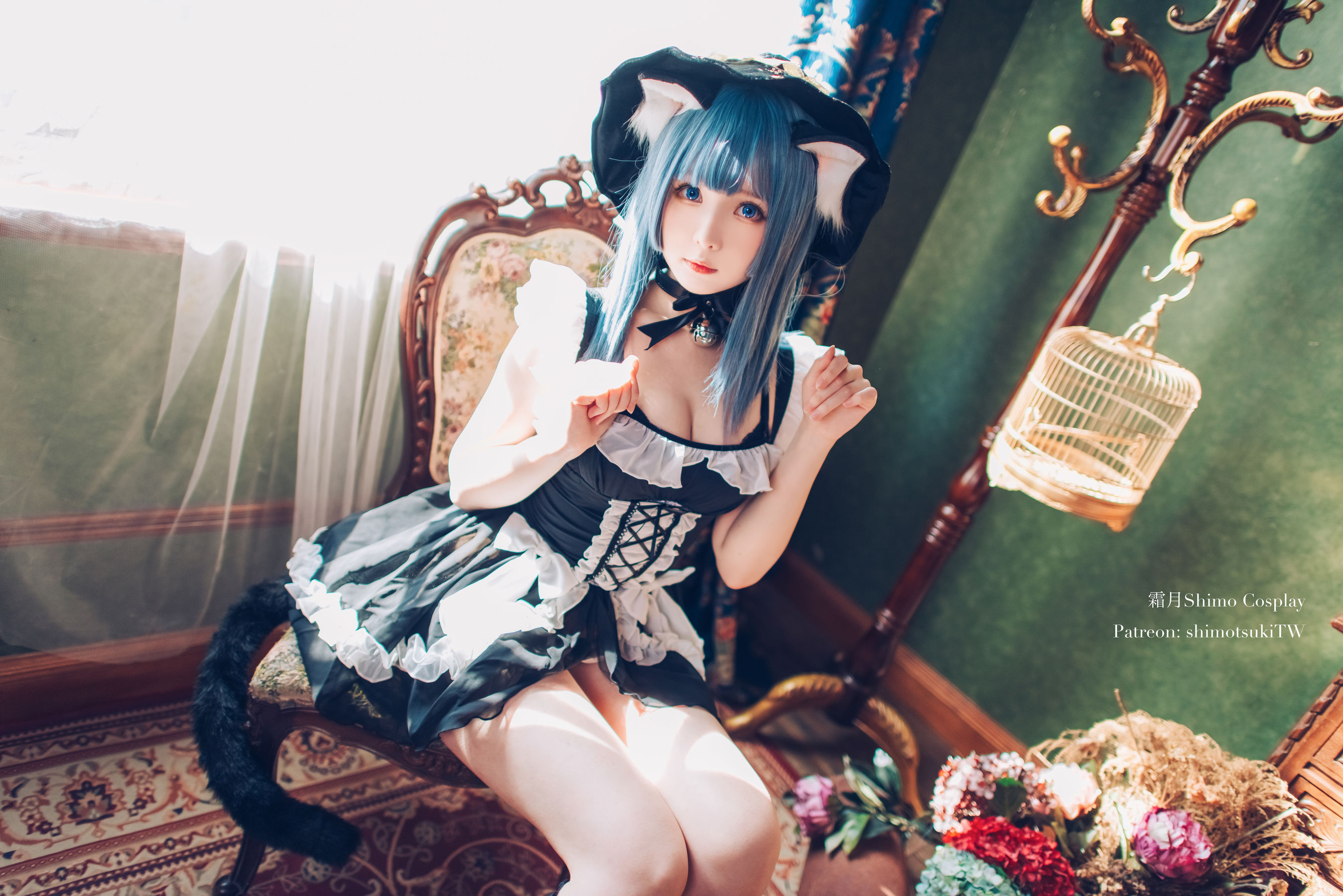 微博妹纸霜月shimo - 蕾丝-图0