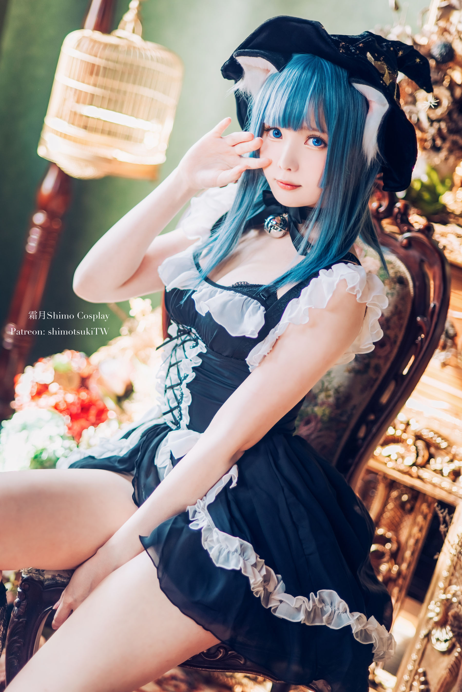 微博妹纸霜月shimo - 蕾丝-图9