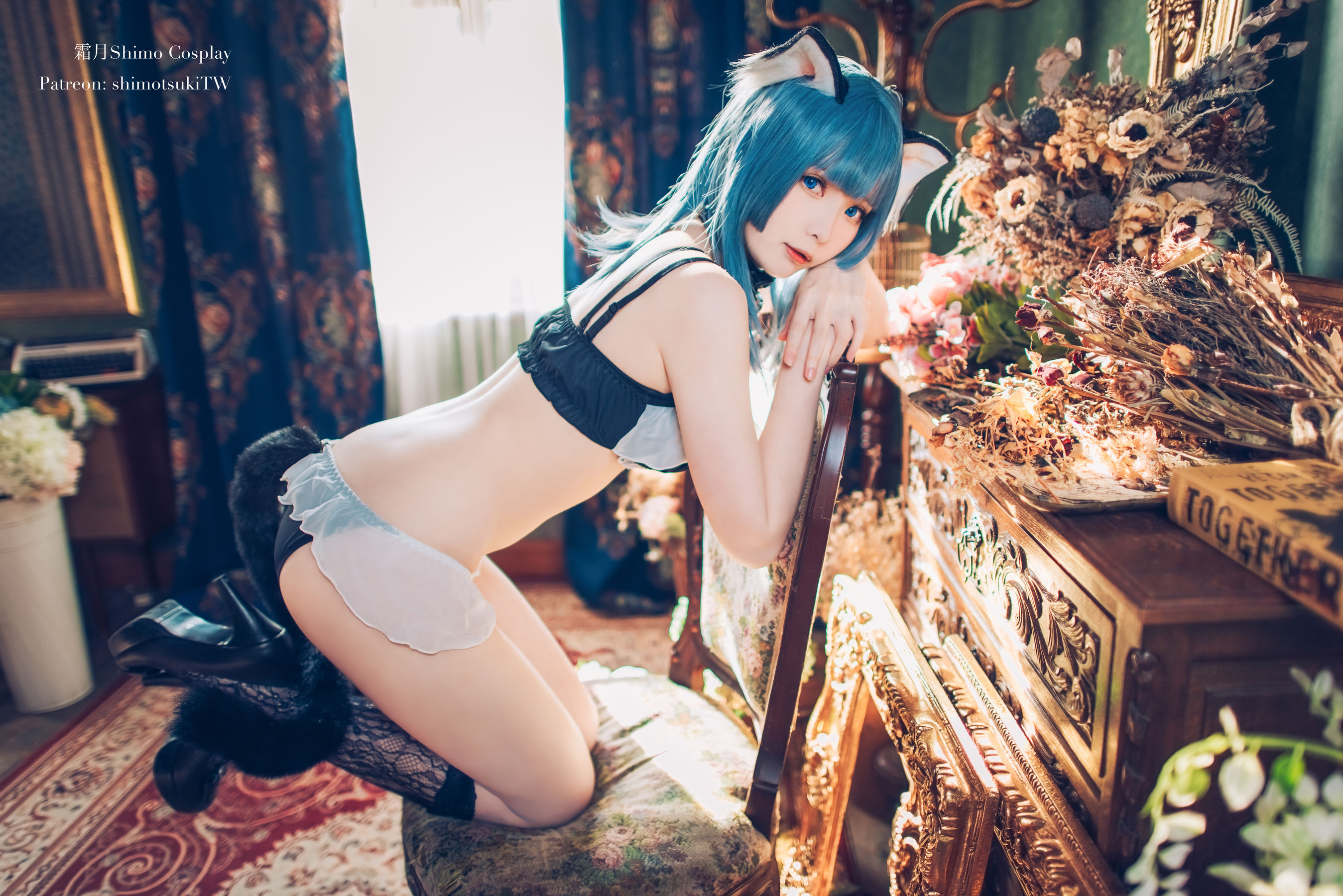 微博妹纸霜月shimo - 蕾丝-图12