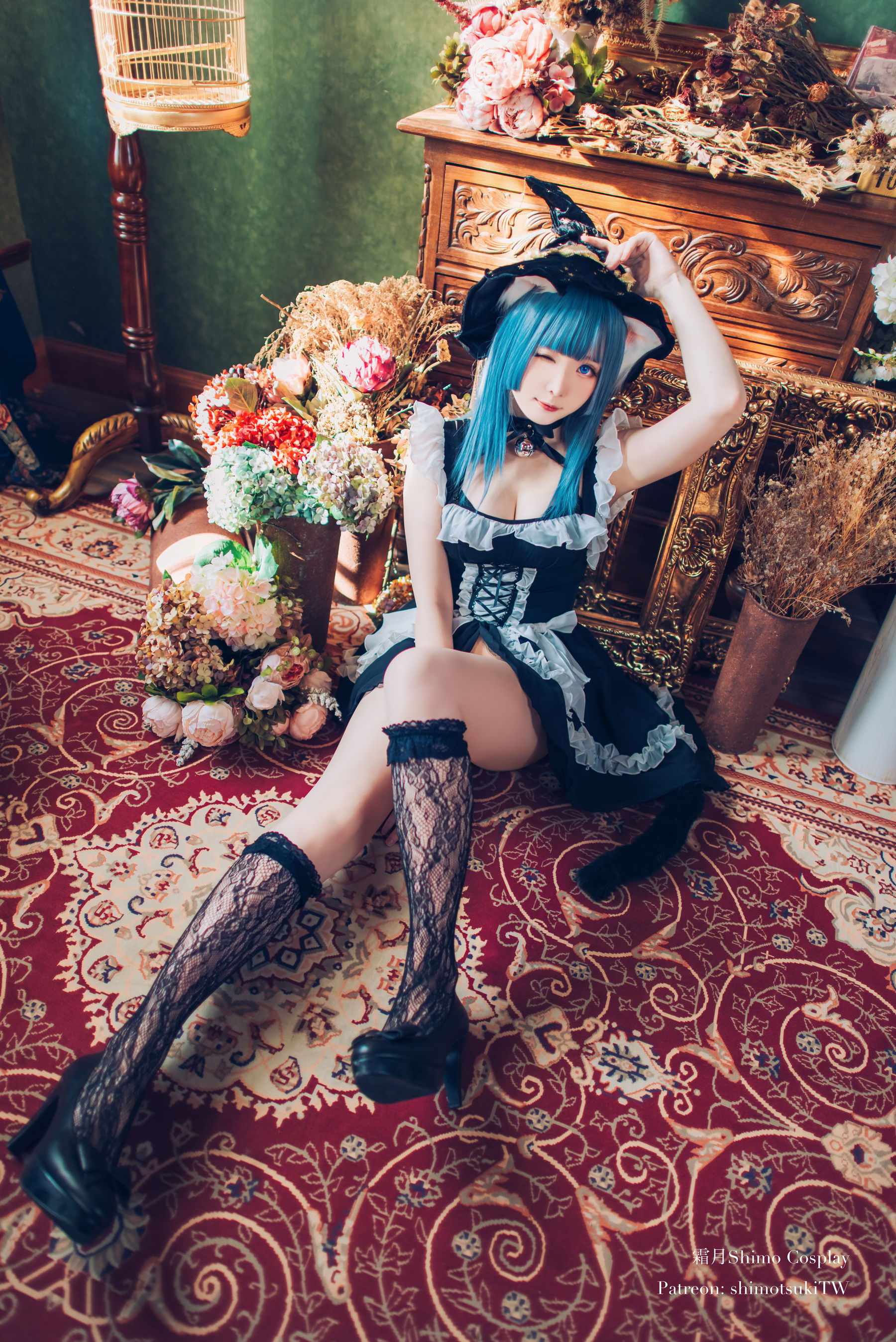 微博妹纸霜月shimo - 蕾丝-图4