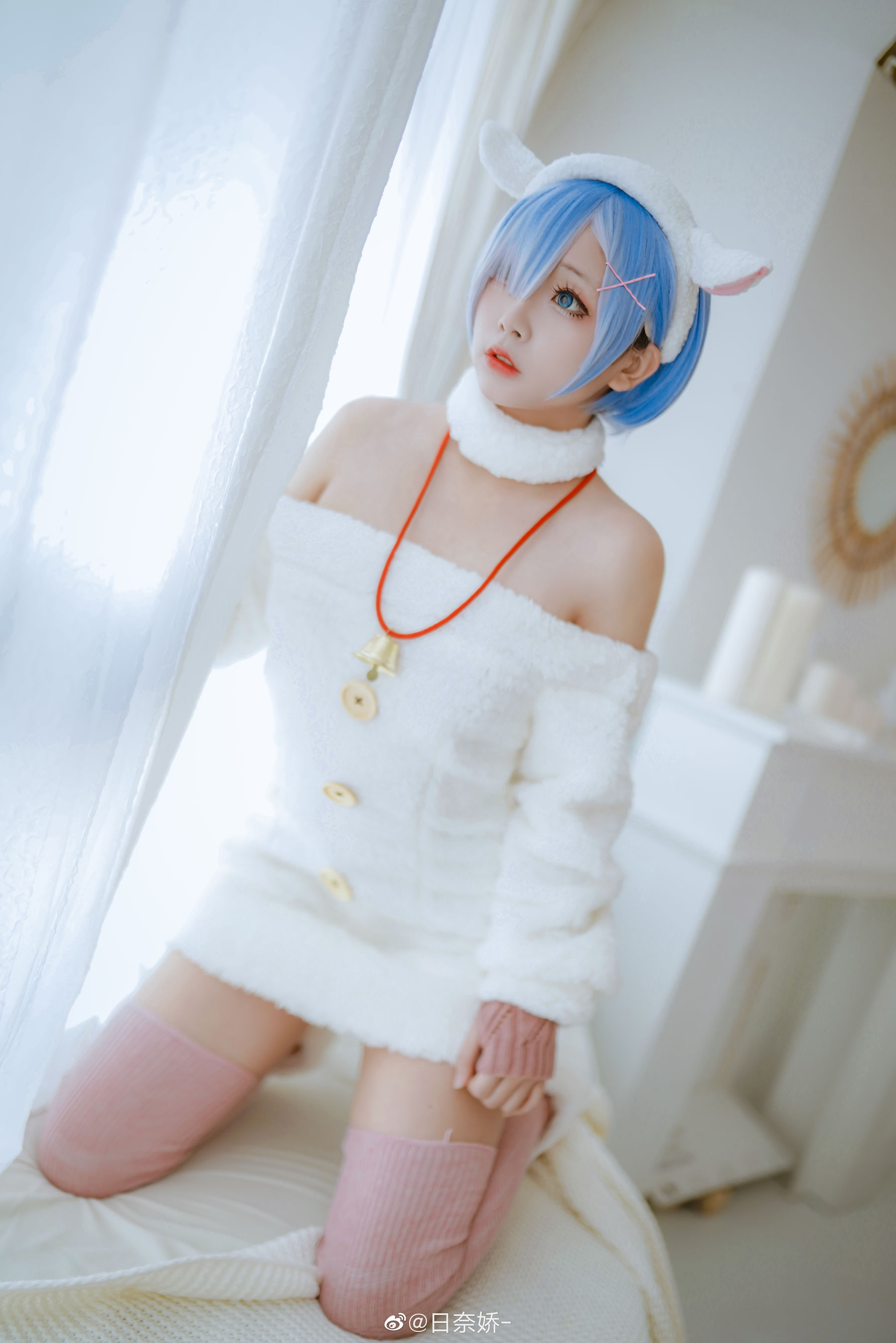 日奈娇 - 蕾姆 毛衣+爱丽丝-图0