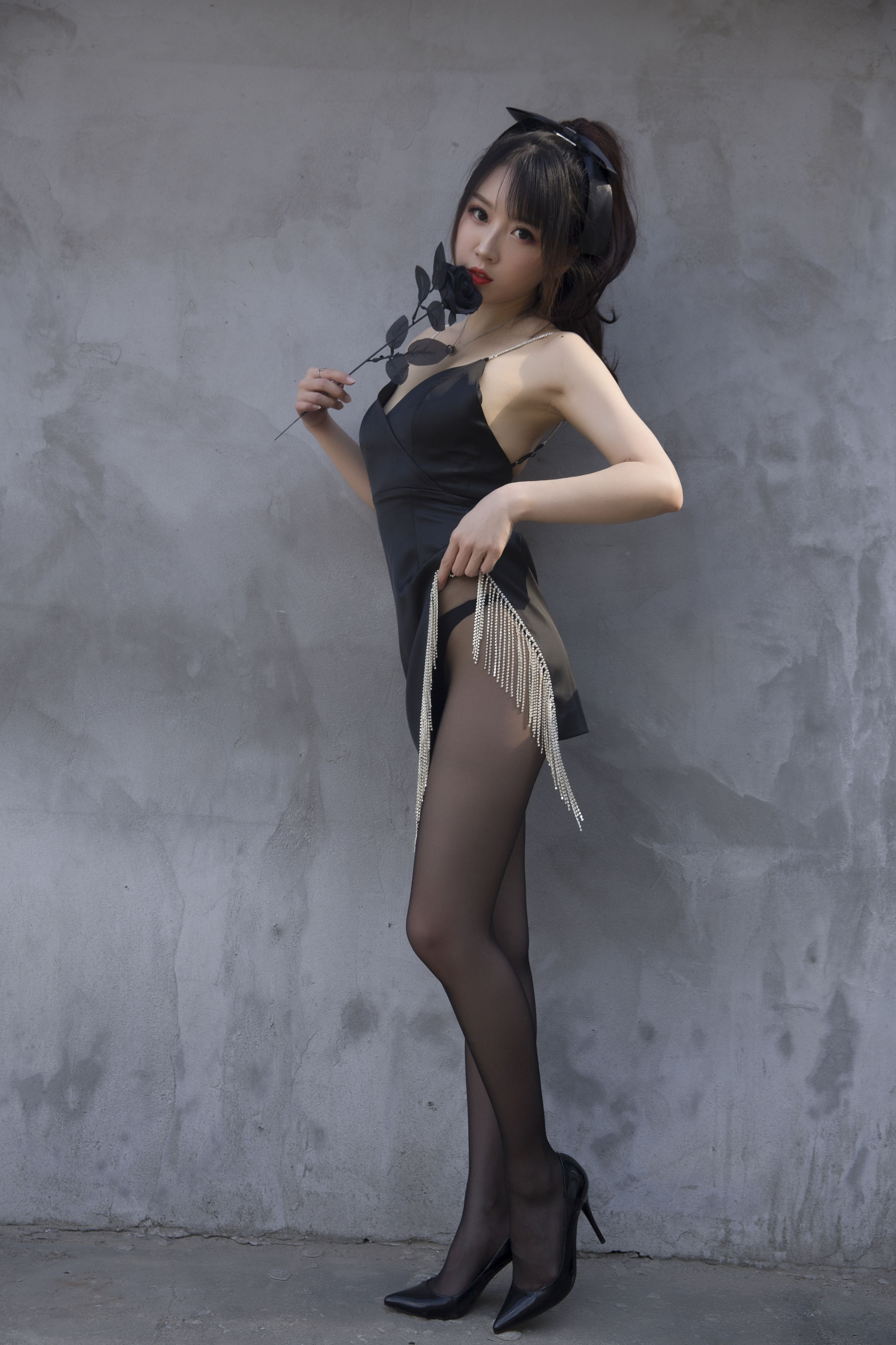 斗鱼主播小女巫露娜 - 黑色流苏-图25