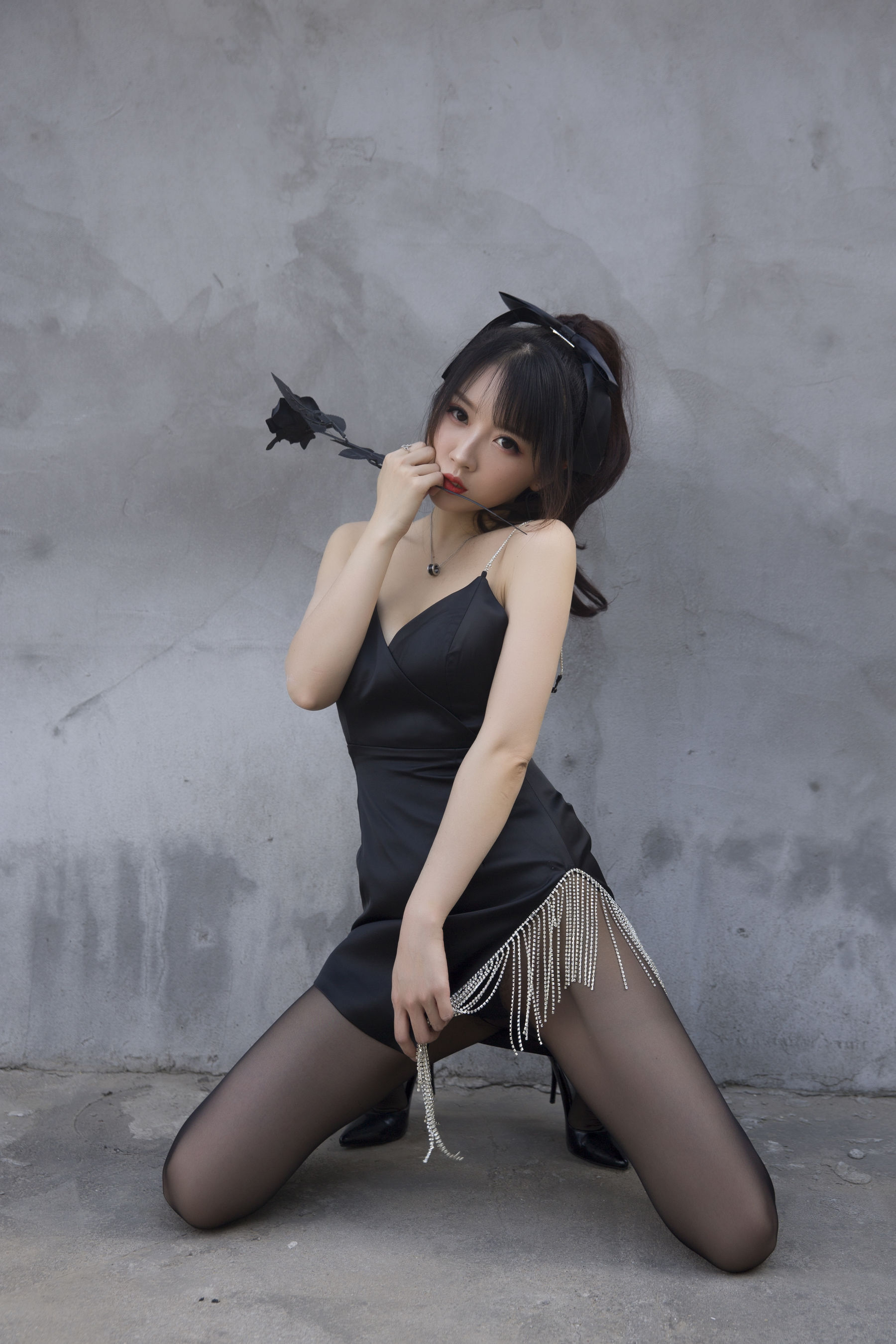 斗鱼主播小女巫露娜 - 黑色流苏-图29