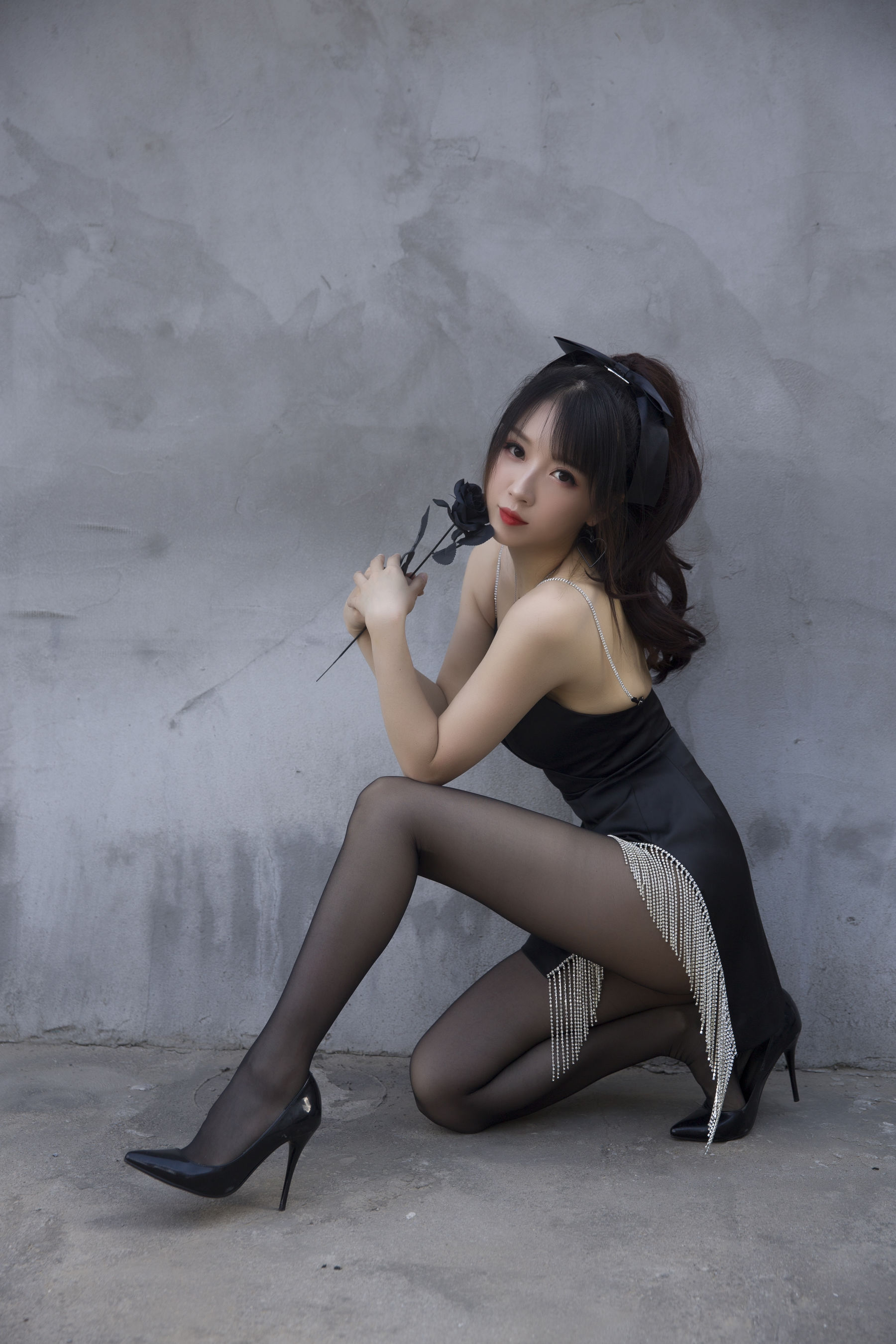 斗鱼主播小女巫露娜 - 黑色流苏-图31