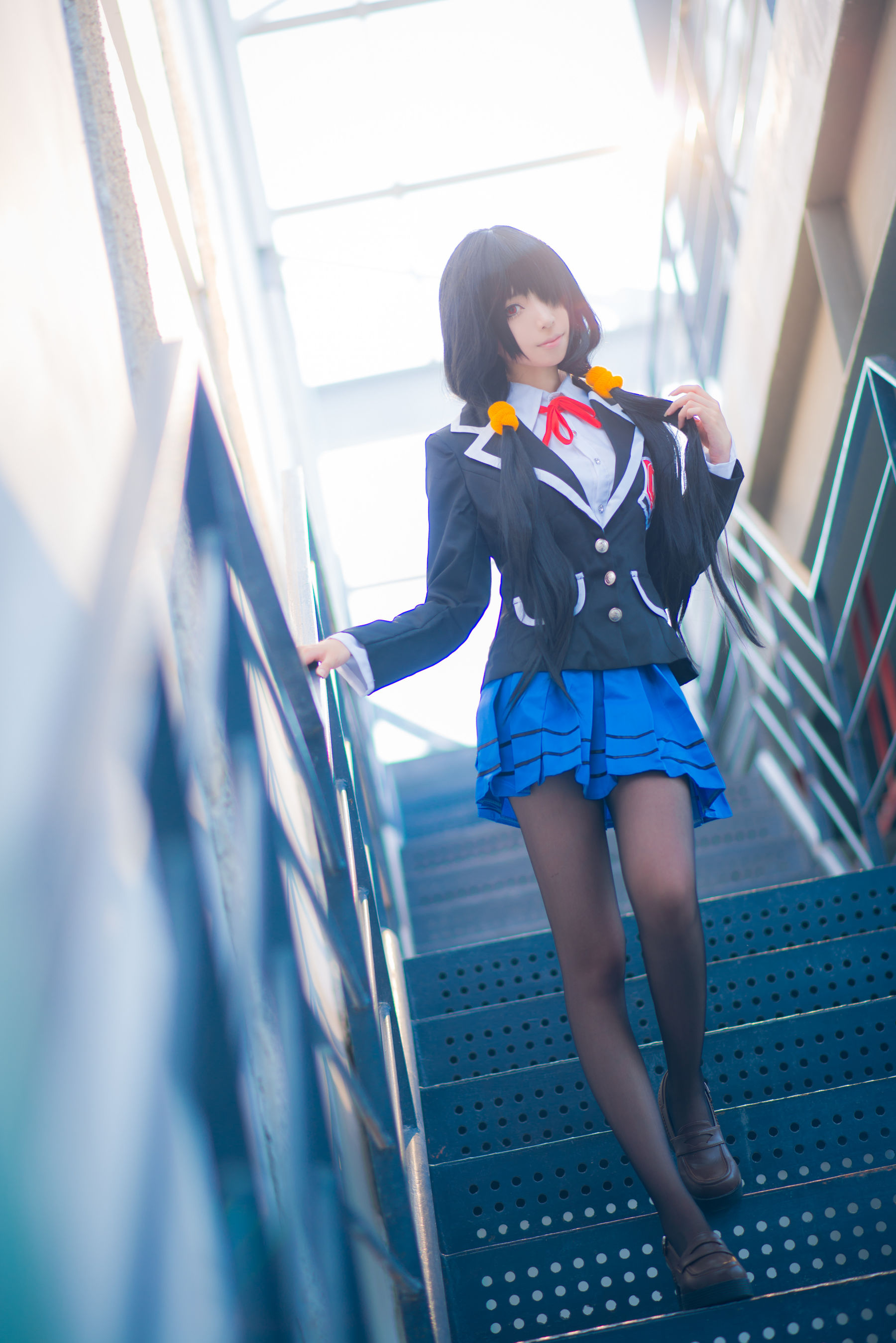 长腿Coser青青子Js - 狂三校服-图9