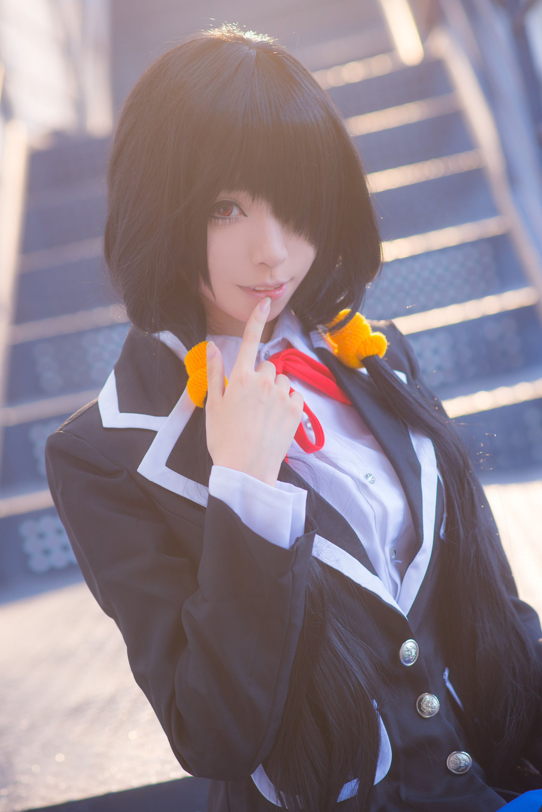 长腿Coser青青子Js - 狂三校服-图15