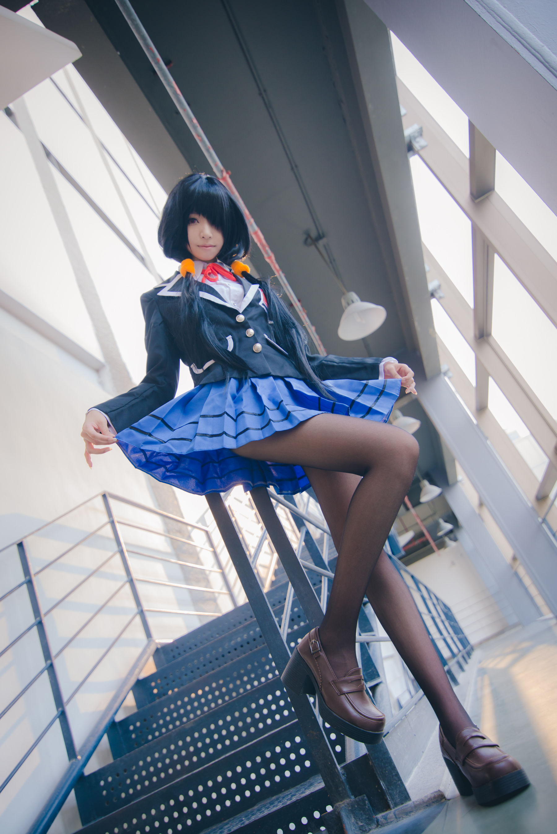 长腿Coser青青子Js - 狂三校服-图8