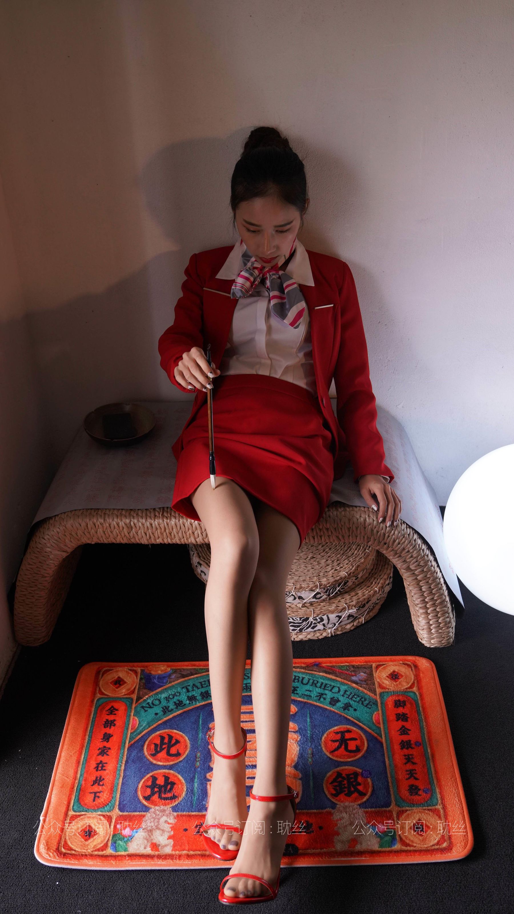 丝享家 765：美子《红衣领班》-图2