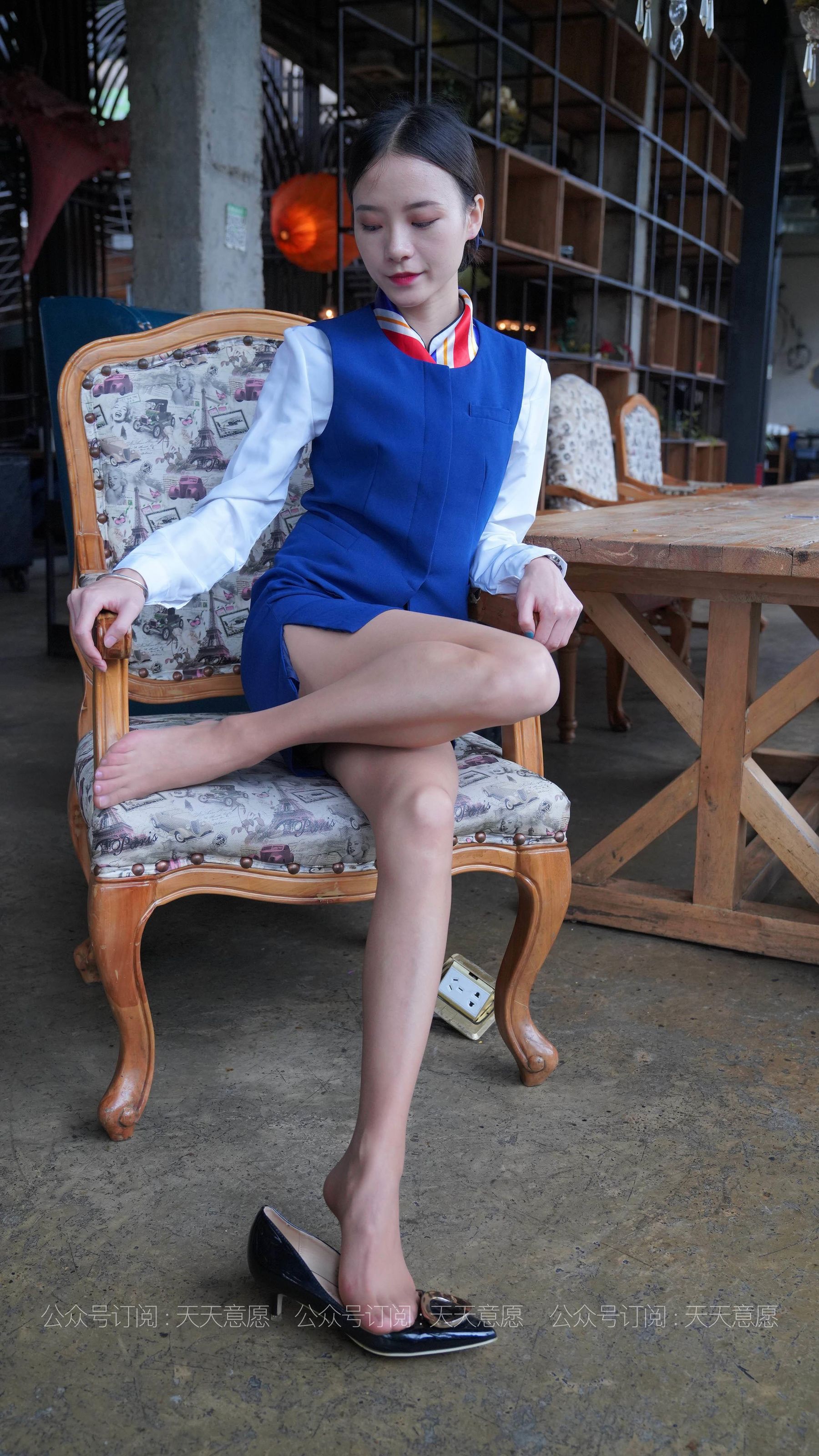 丝享家 766：小六《蓝色套装展示》-图46