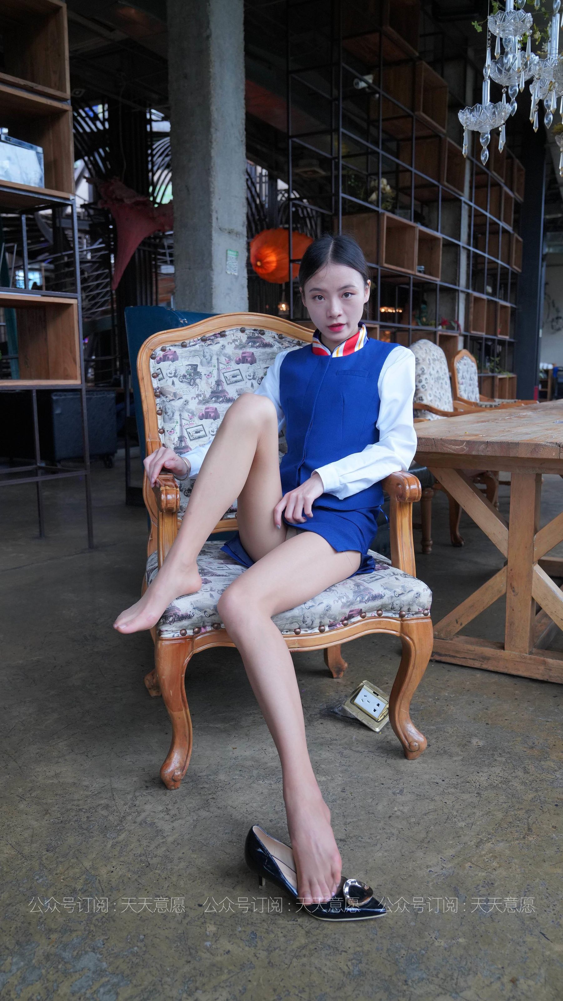 丝享家 766：小六《蓝色套装展示》-图51