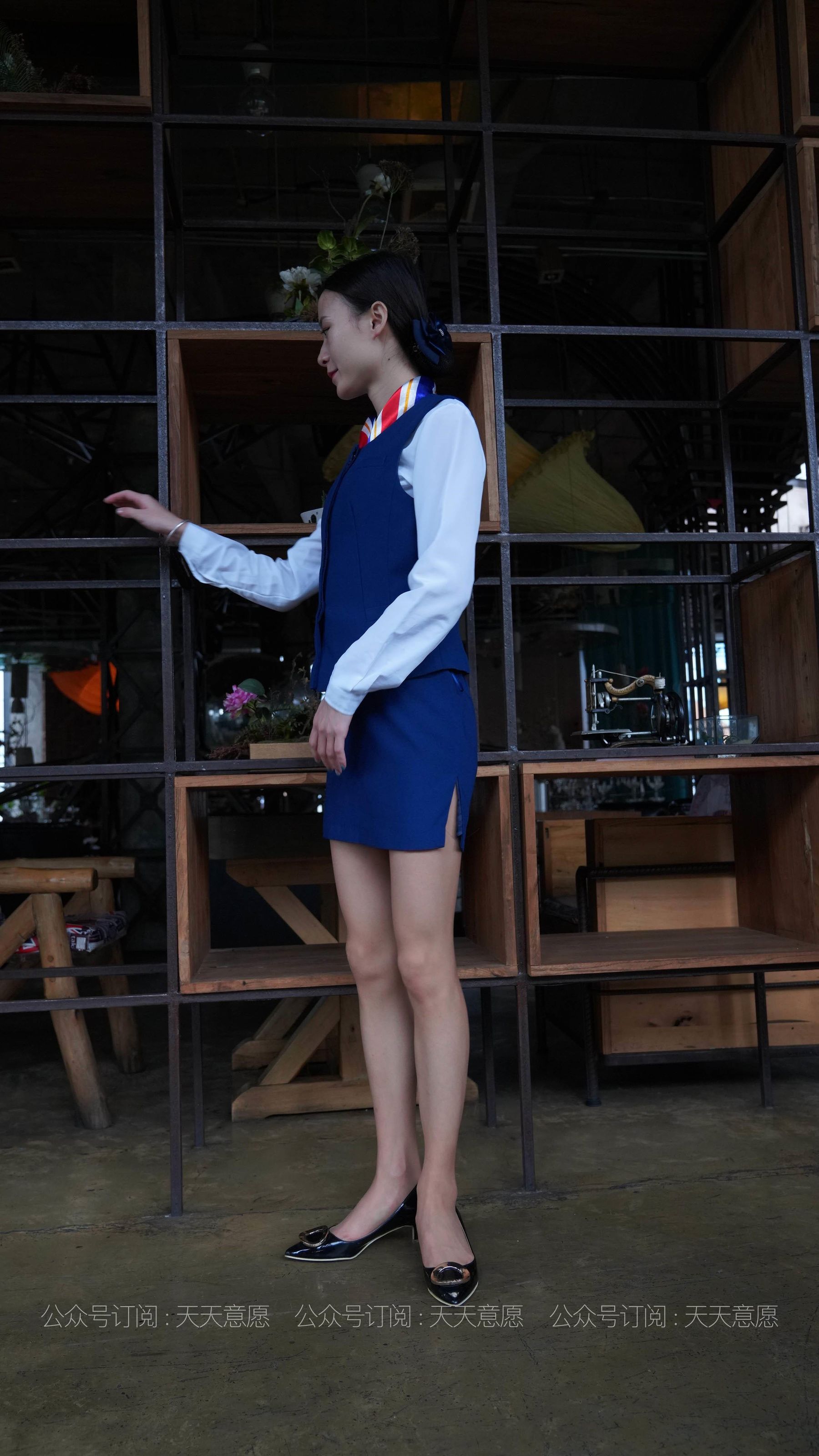 丝享家 766：小六《蓝色套装展示》-图64