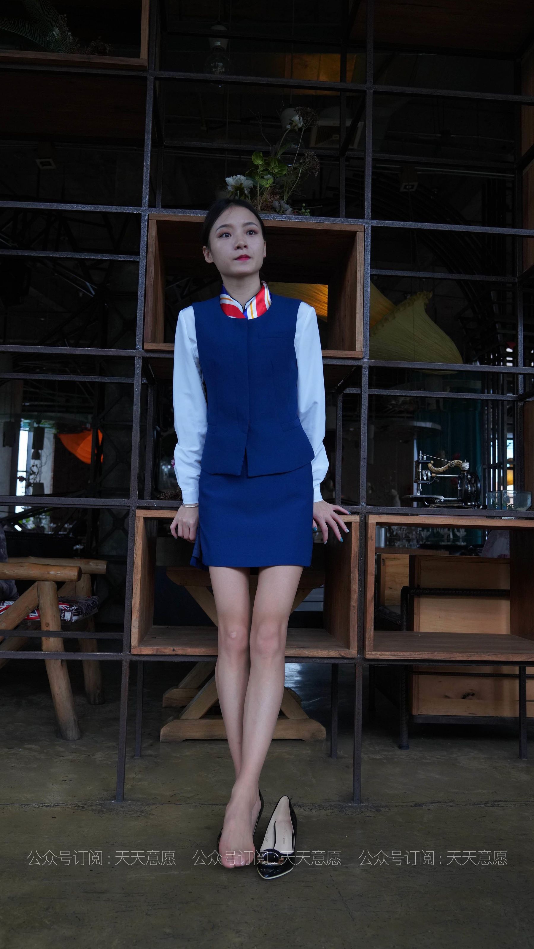 丝享家 766：小六《蓝色套装展示》-图70