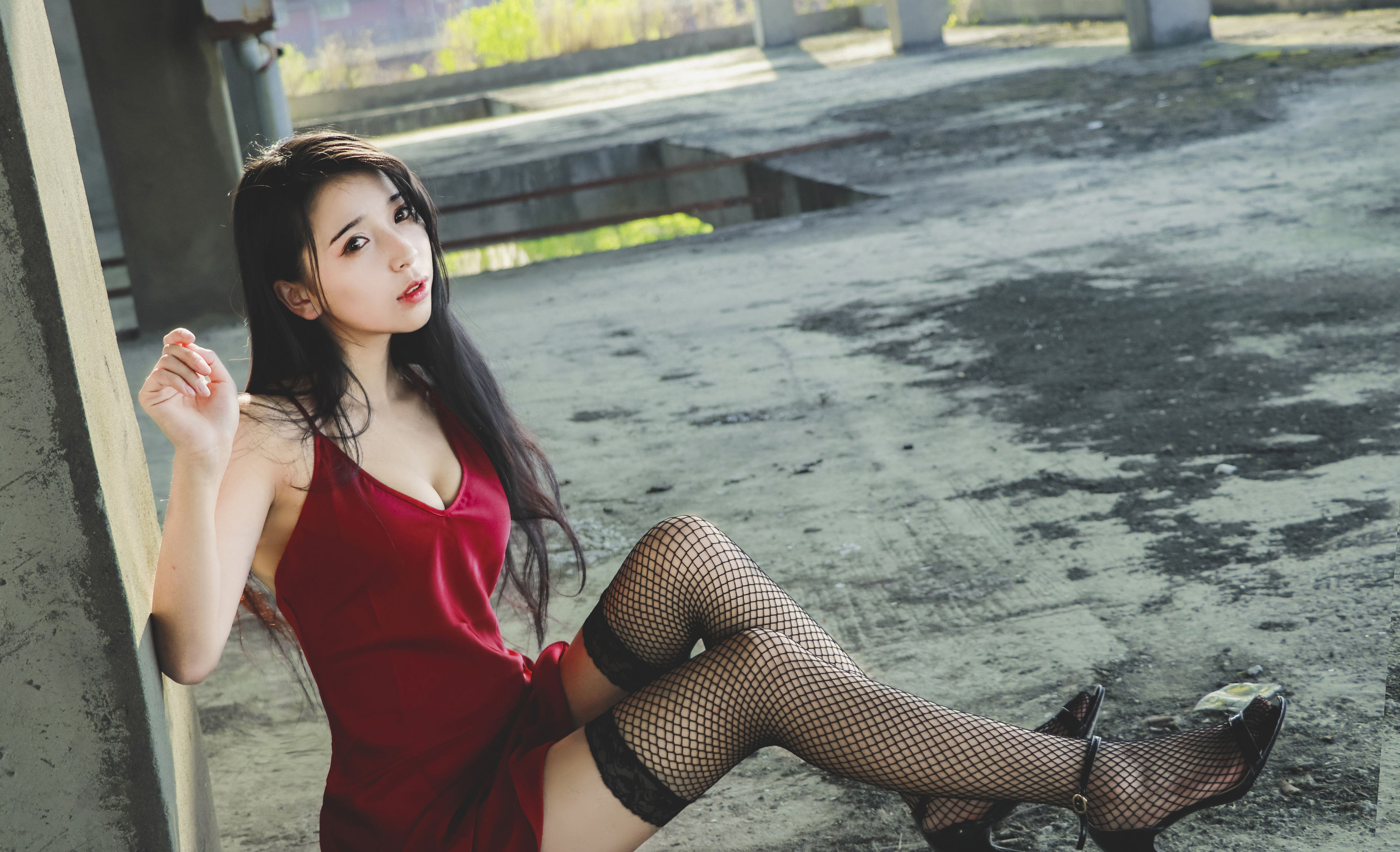 VOL.394 红色吊带裙-图10