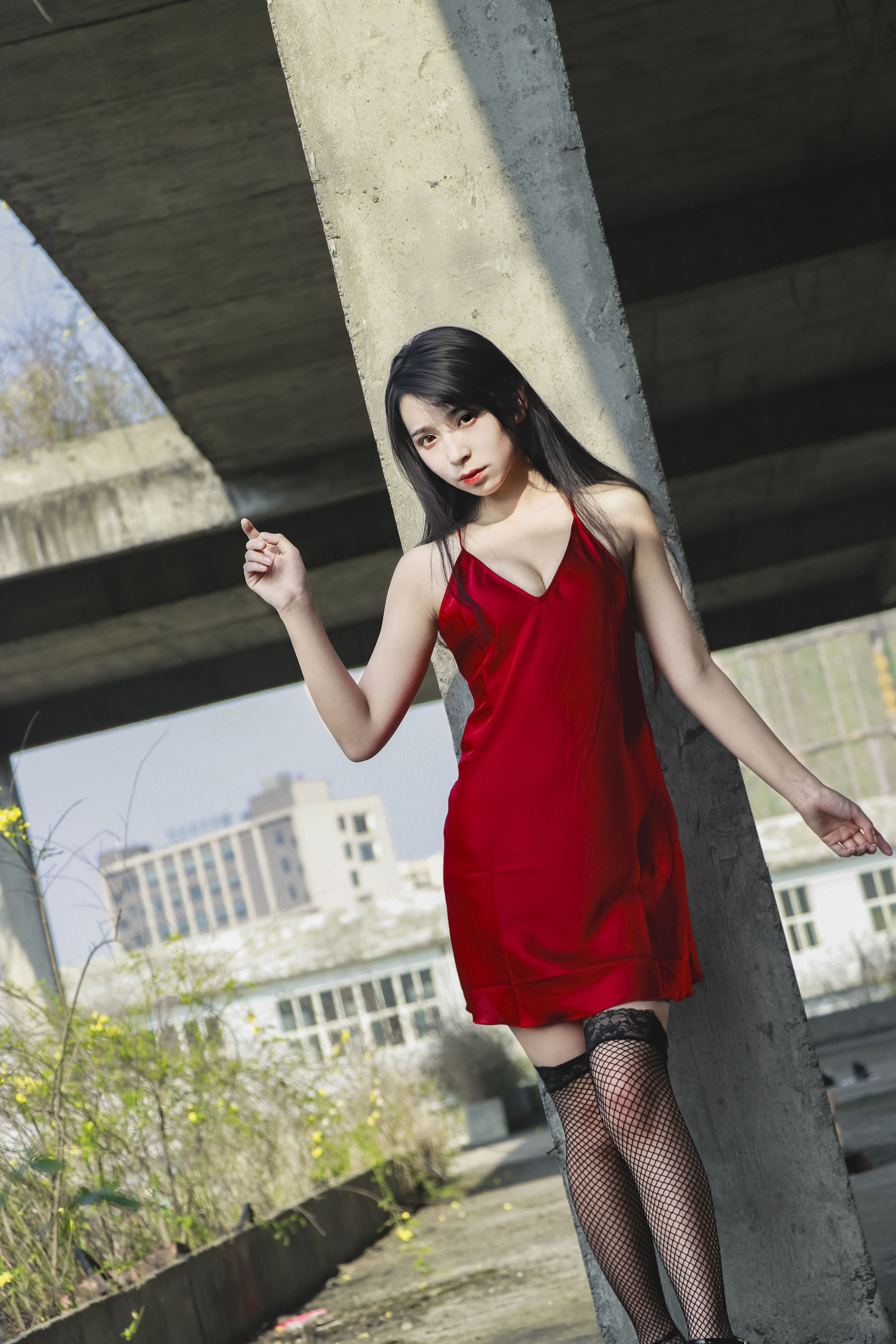 VOL.394 红色吊带裙-图20