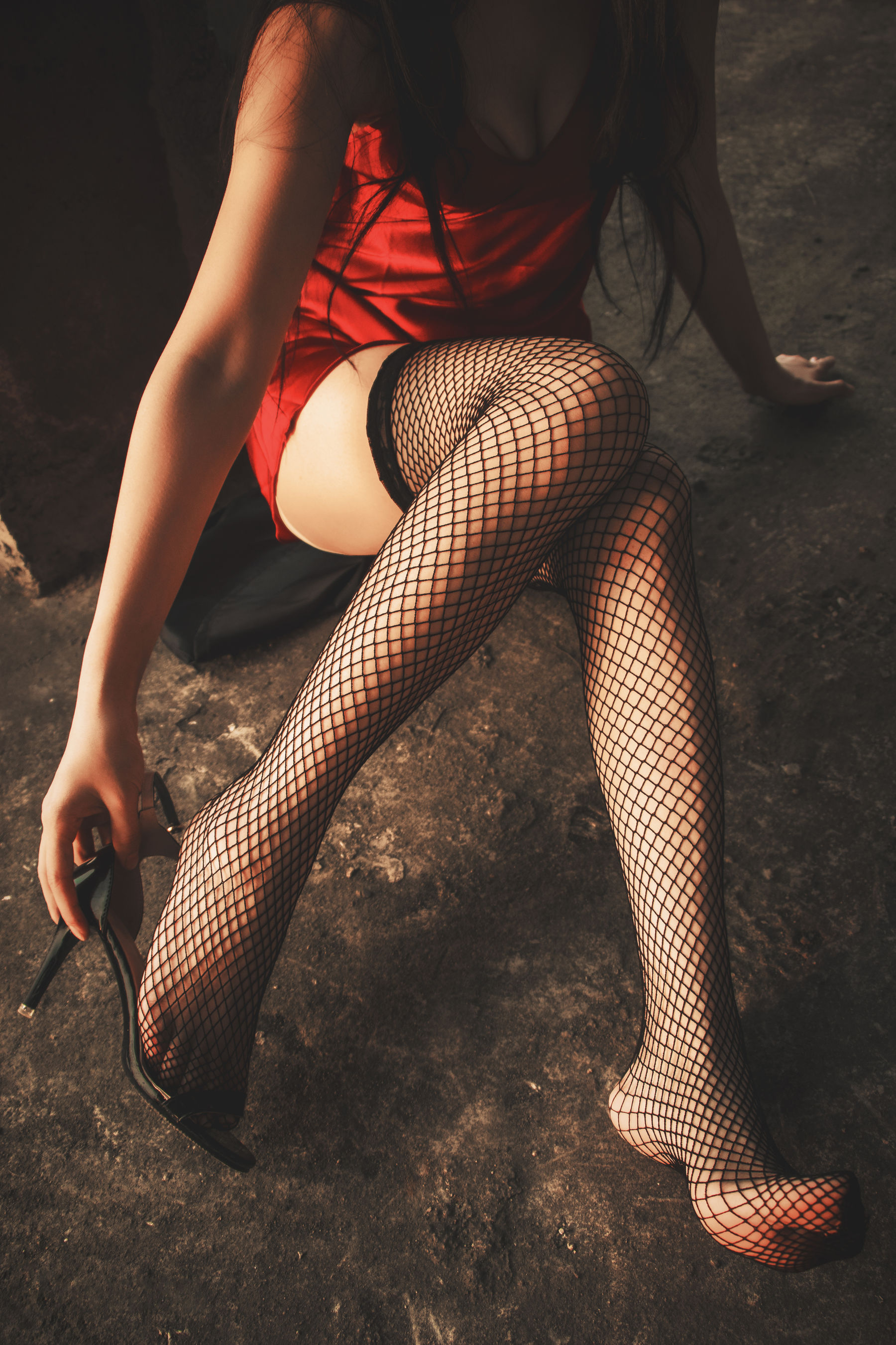 VOL.394 红色吊带裙-图34