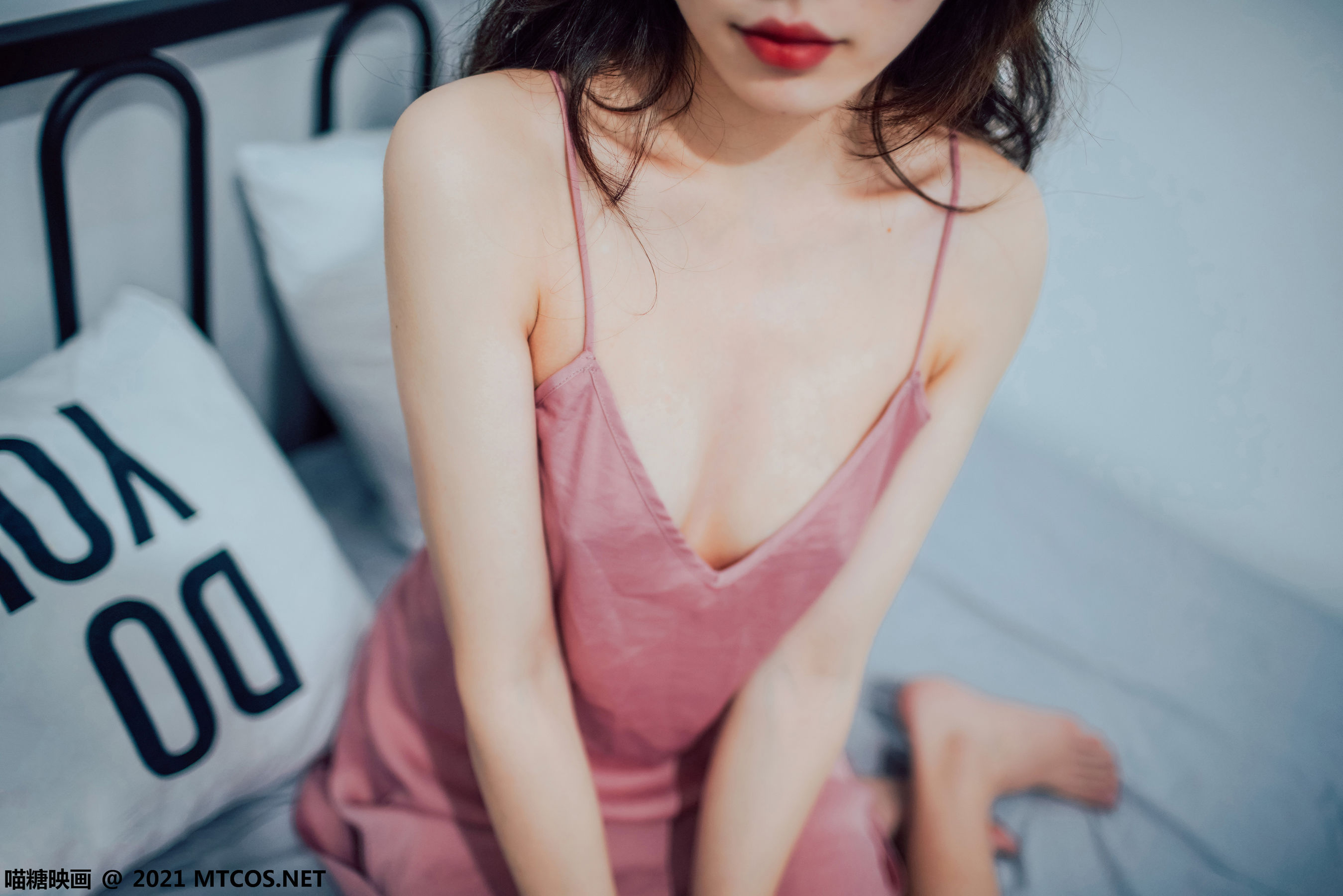 VOL.408 粉色吊带睡衣-图10