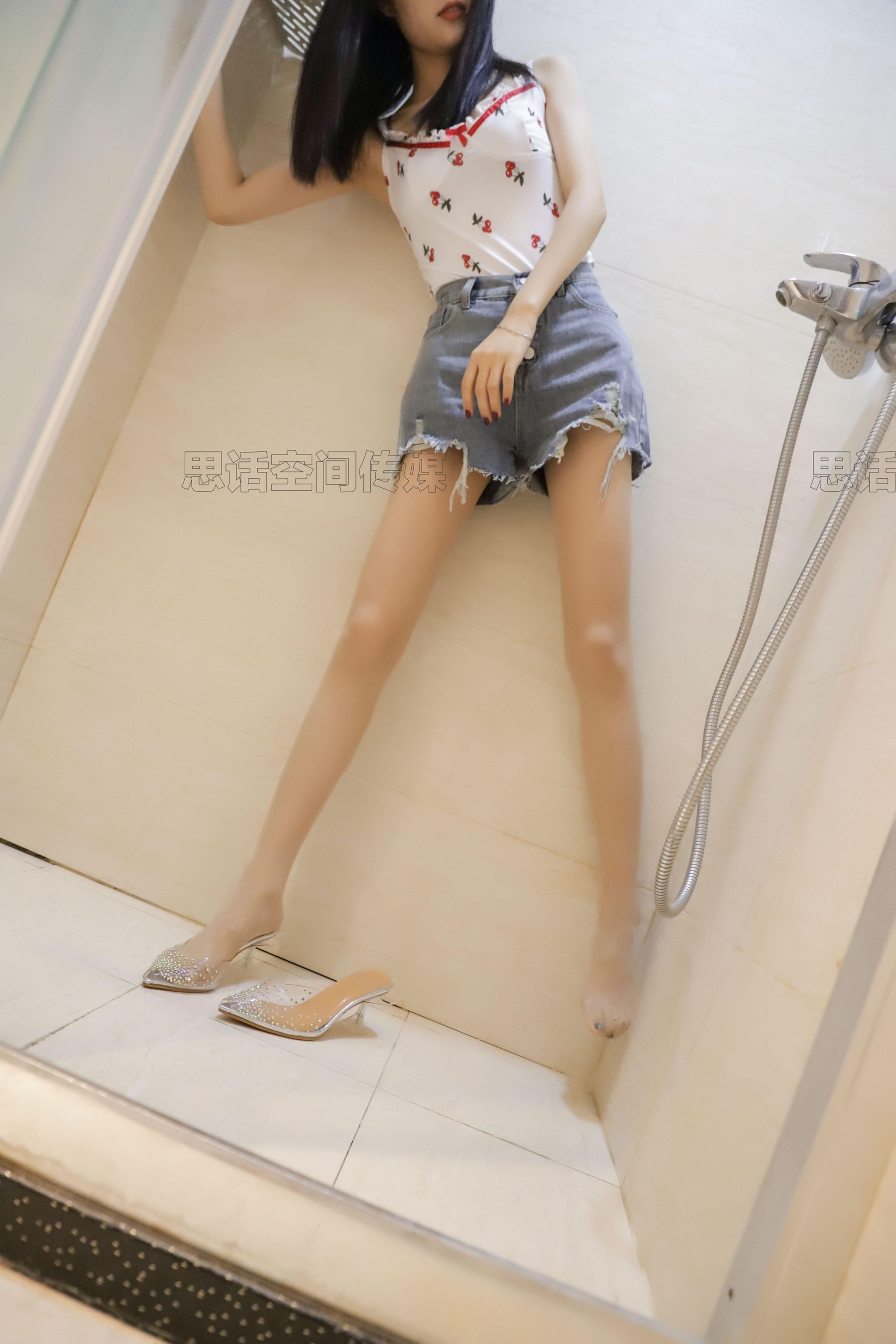 SJ011 筱蝶 湿身泡泡女孩-图25